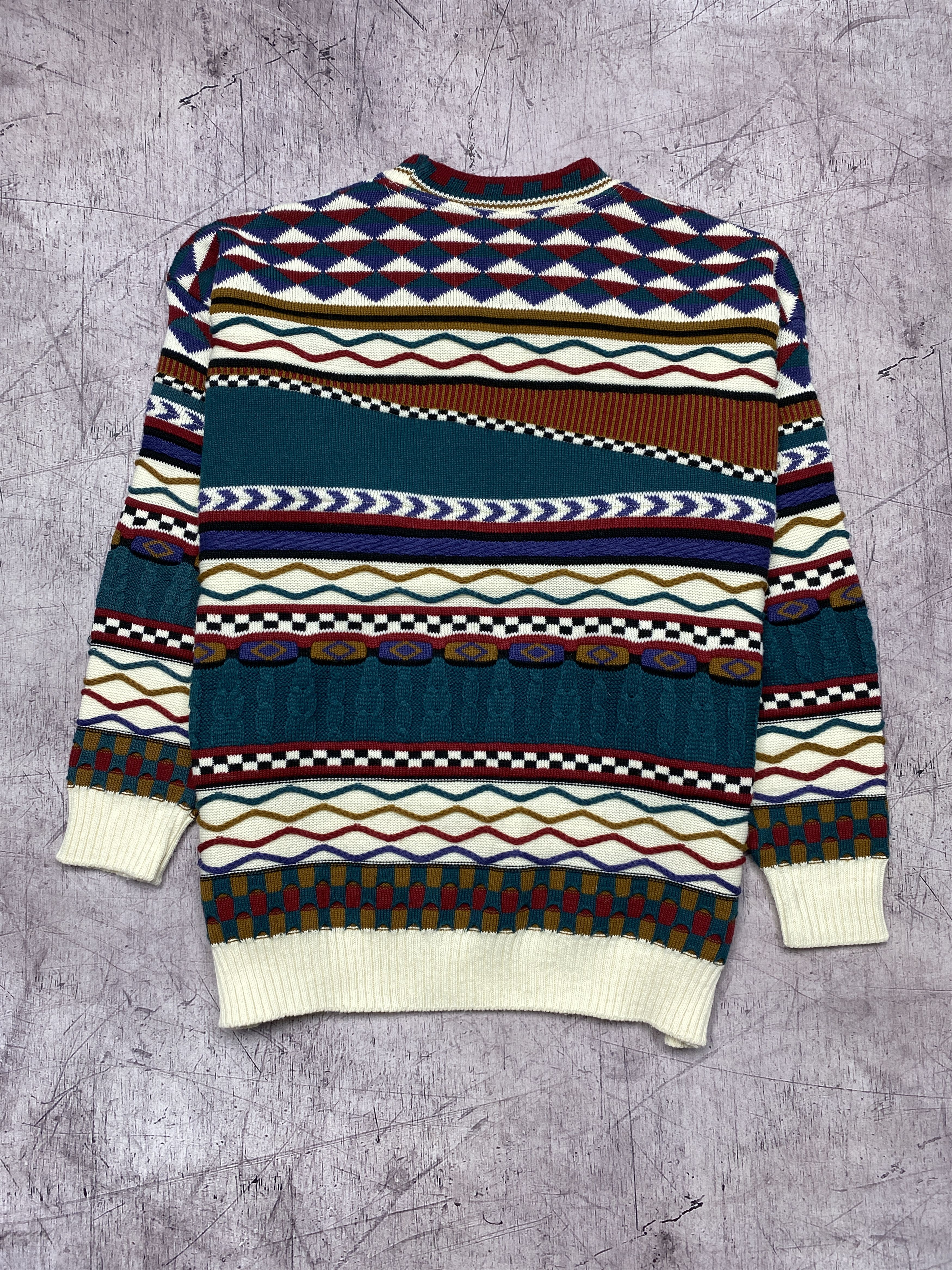 Vintage Vintage 90s Mens Coogi Style Textured Biggie Cozy Sweater Size US XL / EU 56 / 4 - 7 Thumbnail