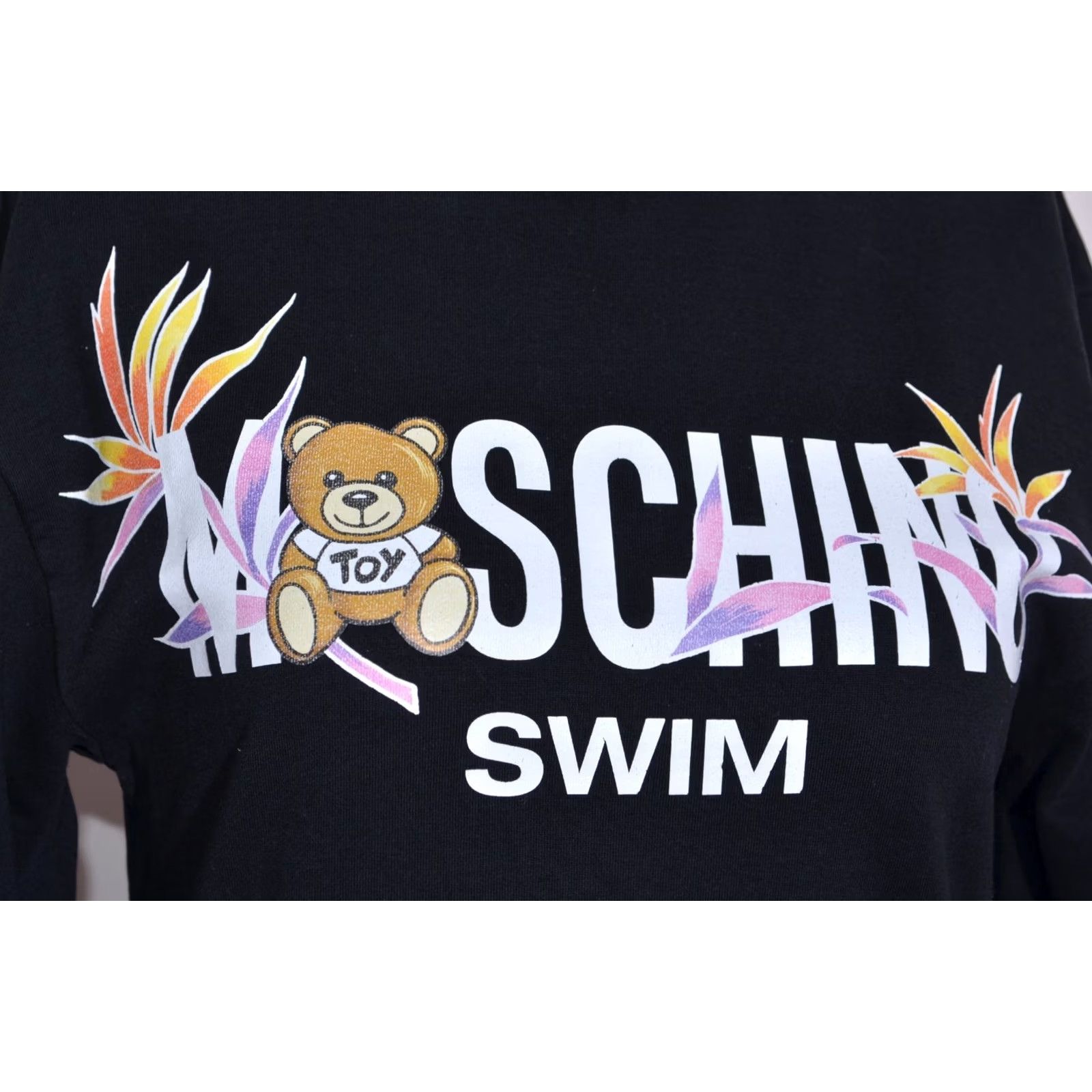 Moschino Moschino Women's Sweatshirt Bear Logo Black XS Pullover Crew Neck Zip Not Included Shirt? Size XS / US 0-2 / IT 36-38 - 4 Thumbnail