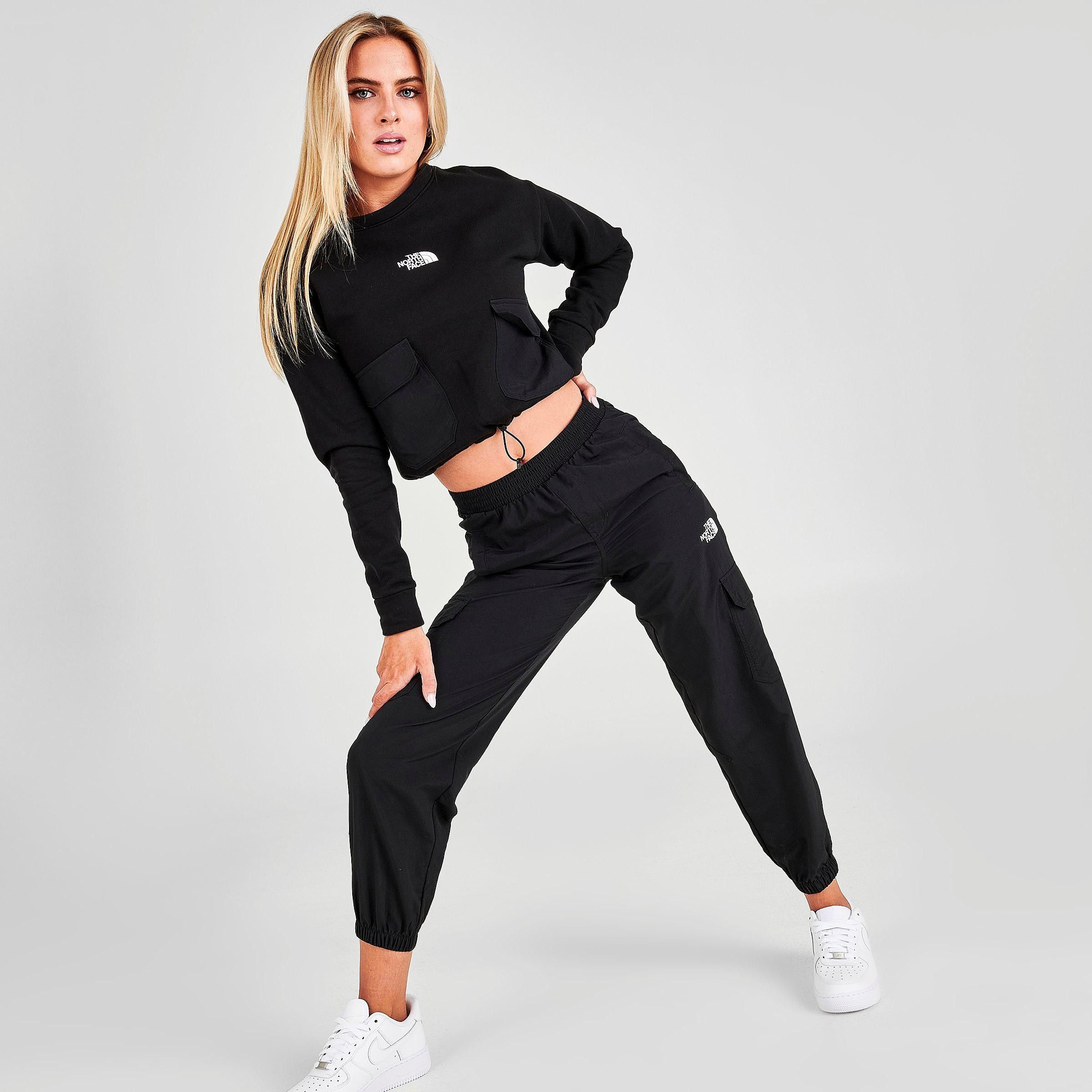 The North Face The North Face TNF Cargo Crop Sweatshirt Womens Small Black Size S / US 4 / IT 40 - 3 Thumbnail