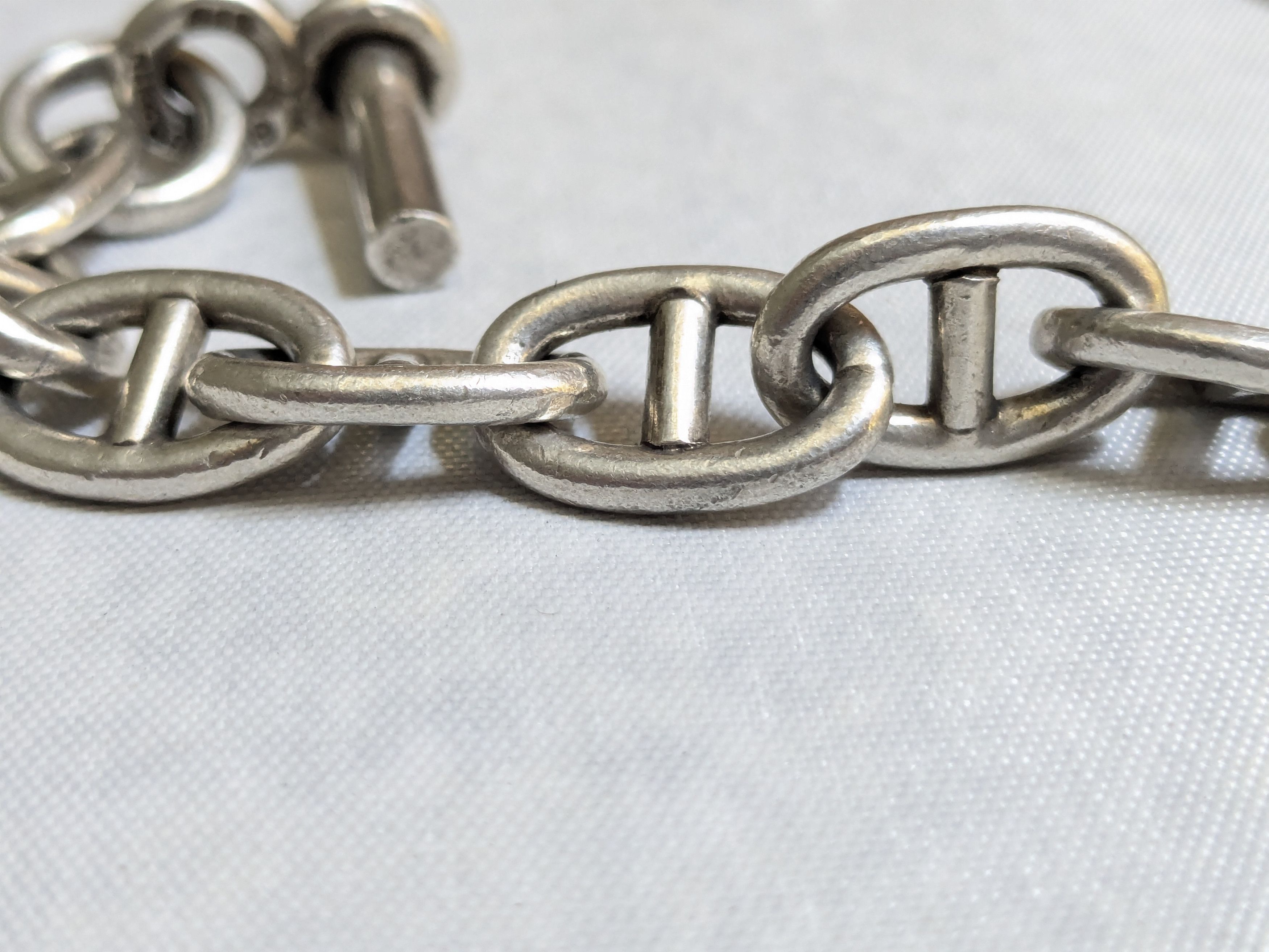 Jewelry Vintage Taxco Sterling Silver Bracelet Anchor Mariner 7.75" Size ONE SIZE - 11 Thumbnail