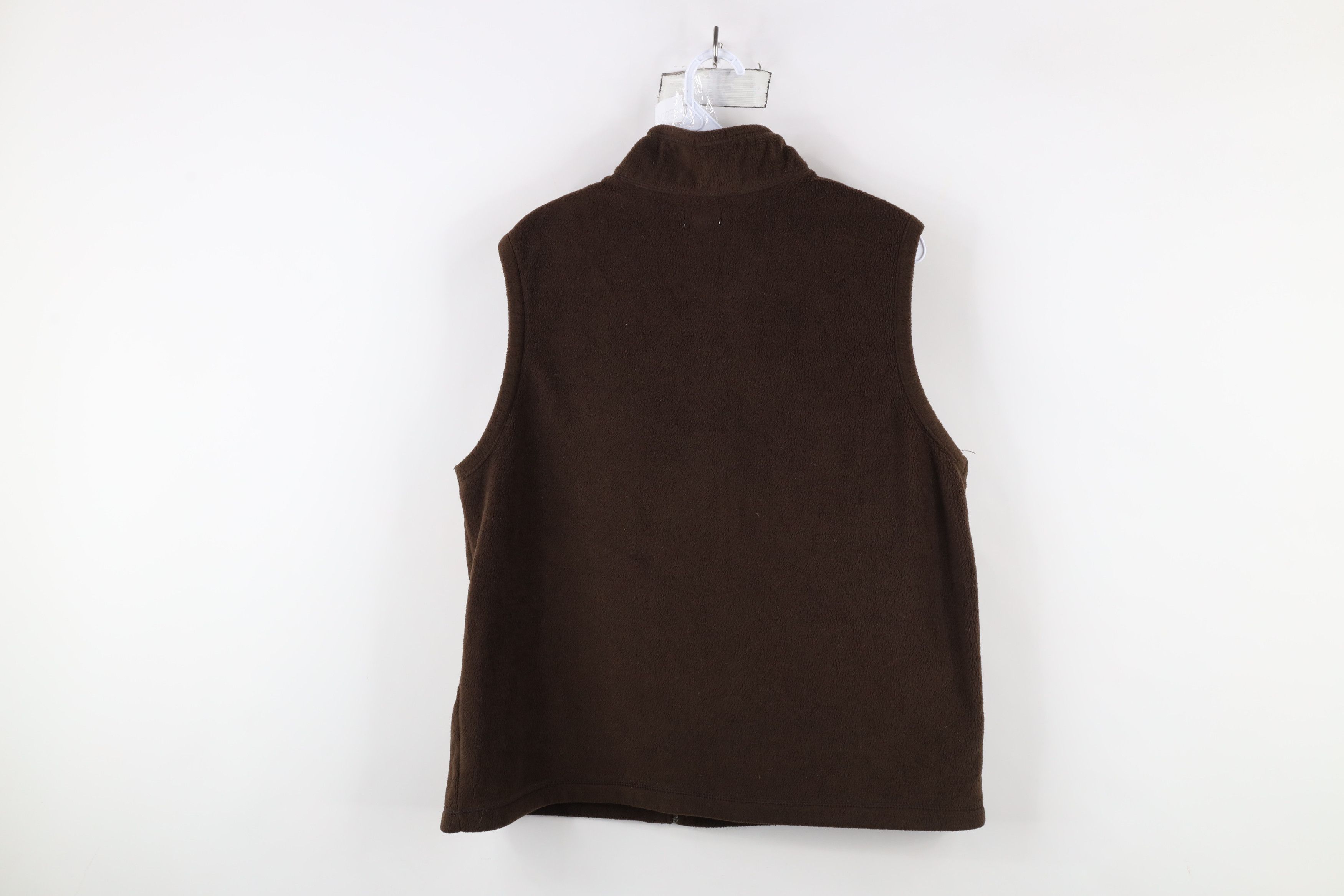 Vintage Vintage 90s Streetwear Pumpkin Full Zip Fleece Vest Jacket Size XL / US 12-14 / IT 48-50 - 10 Thumbnail