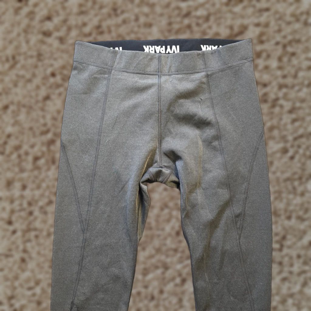 Ivy Park VINTAGE Ivy Park Leggings Womens Size Large Gray Stretch Ankle Pants Athletic Casual Size 36" / US 14 / IT 50 - 1 Thumbnail