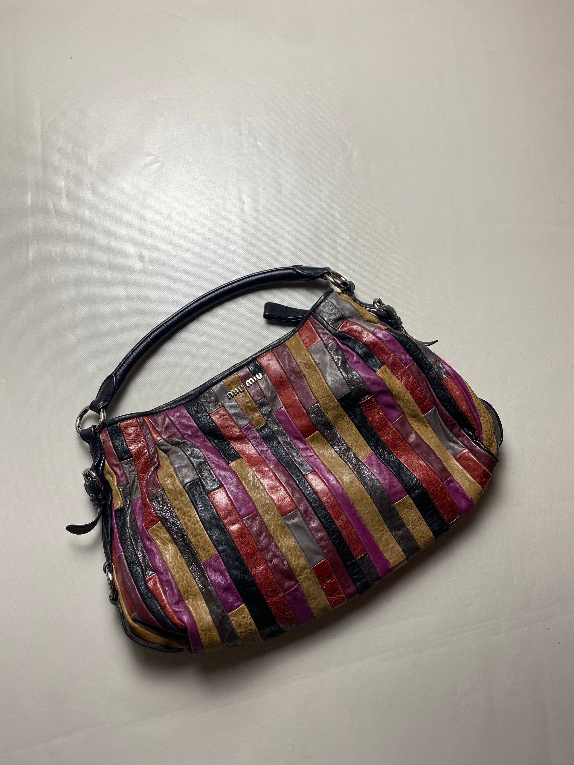 Miu Miu Miu Miu Patch Nappa Leather Satchel Size ONE SIZE - 1 Thumbnail