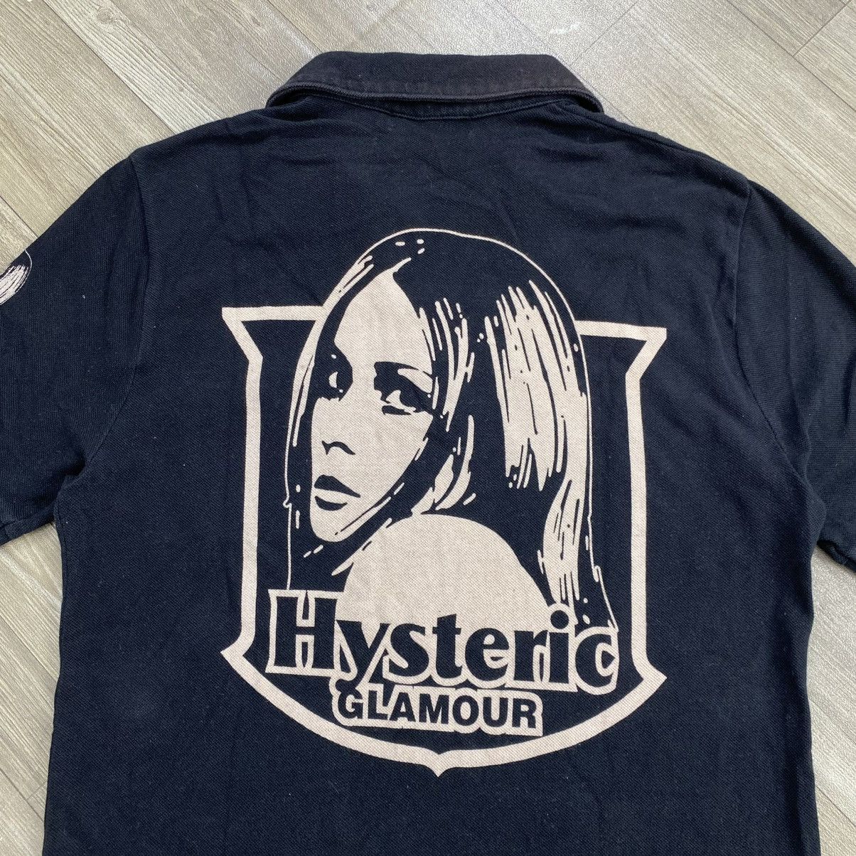 00s Hysteric Glamour Sexy Girl Nice & Sleazy Logo Polo Shirt