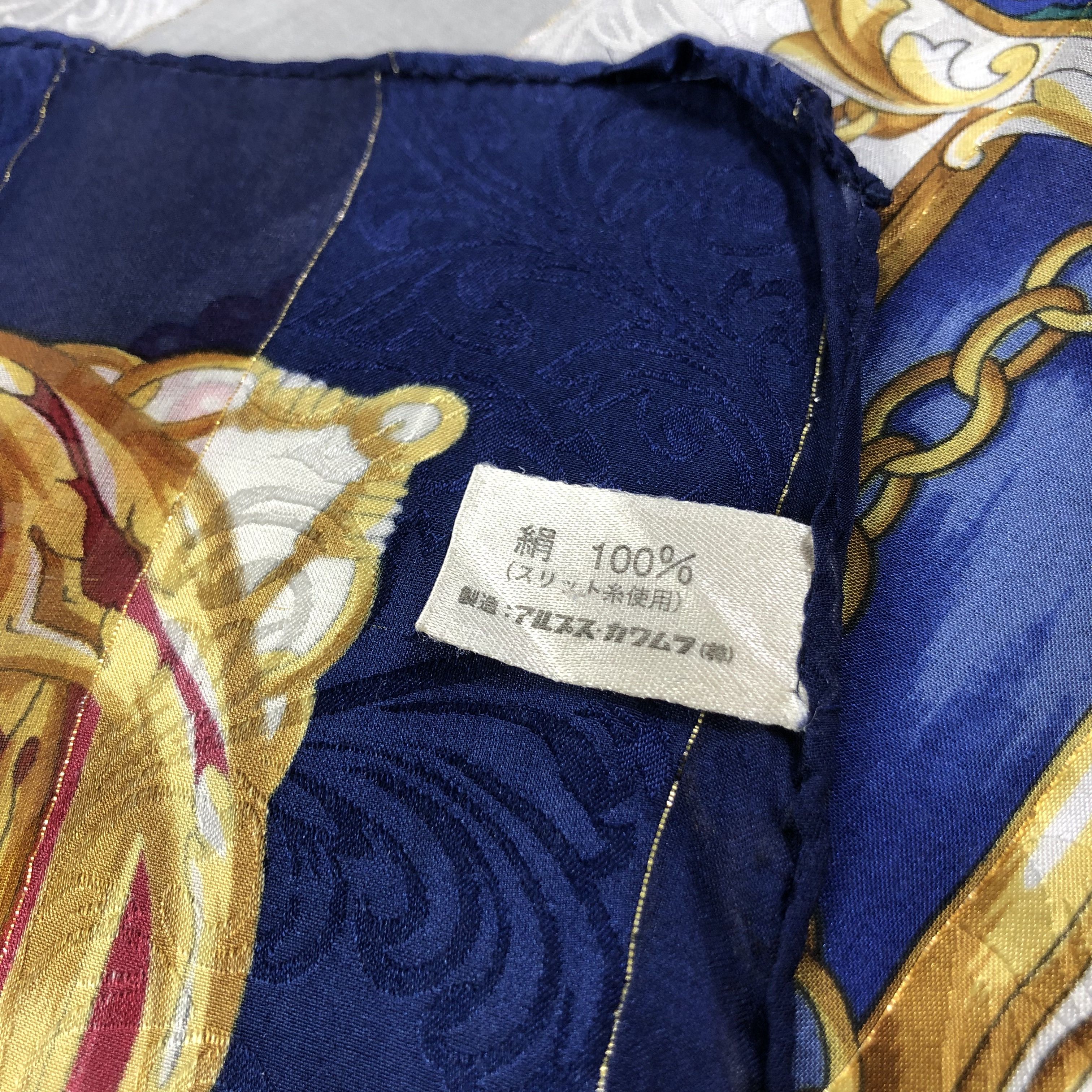 Vintage Polo Mallet Luxury Silk Scarf M660 Size ONE SIZE - 4 Thumbnail