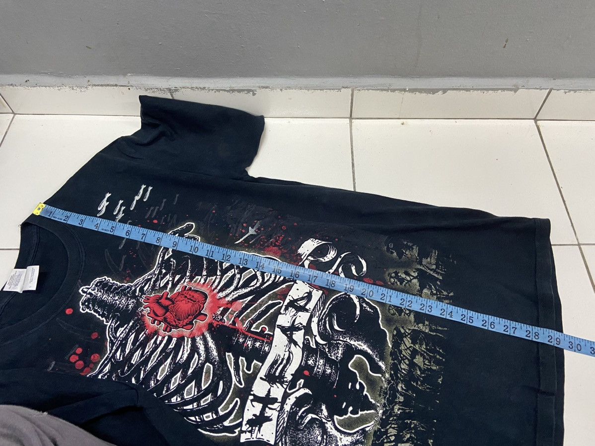 SKELETON BONE SKULLS HEAD WAR TEE SHIRT