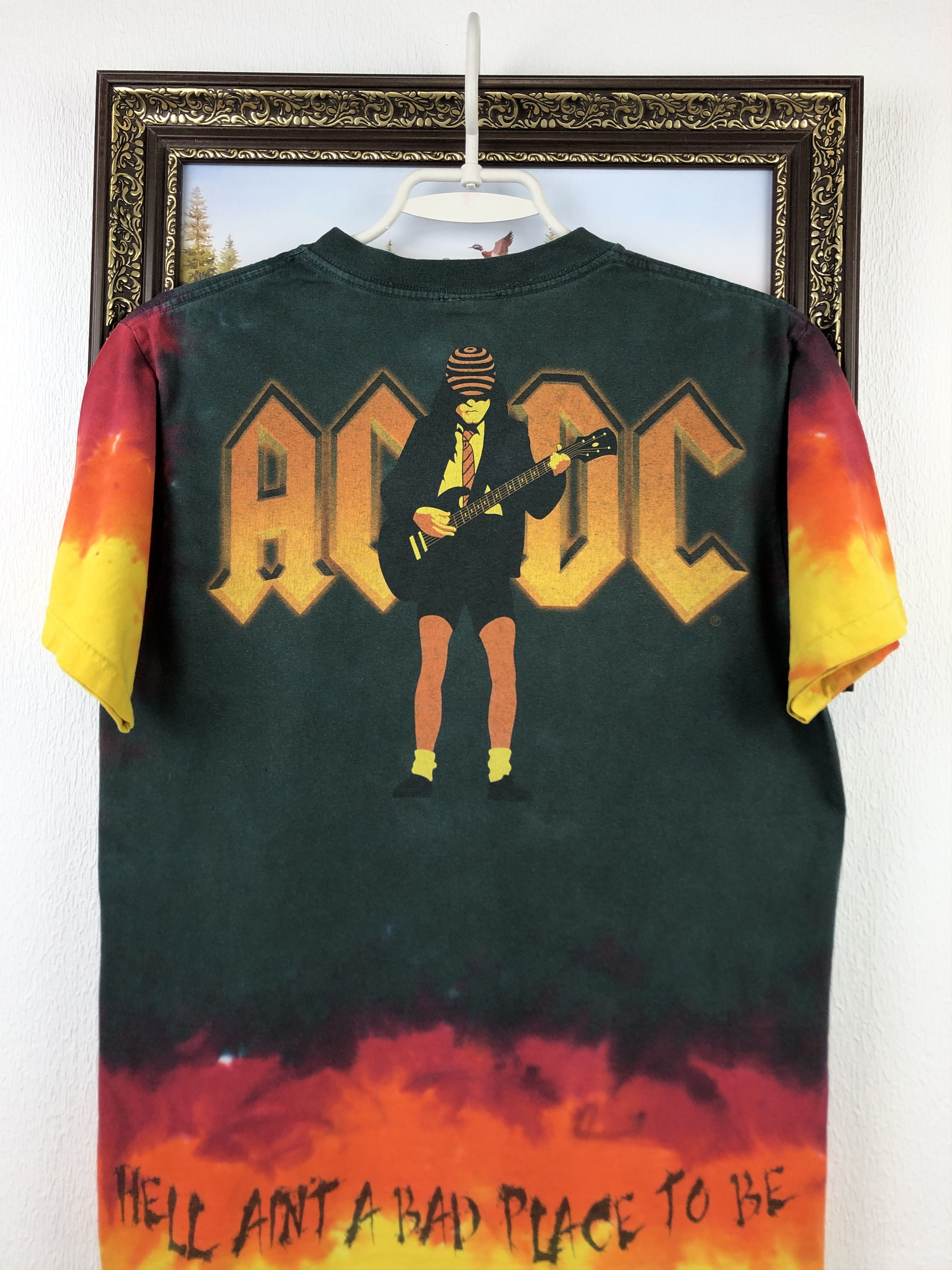 Band Tees Vintage Liquid Blue AC/DC Highway To Hell Tie Dye Shirt Tee Size US S / EU 44-46 / 1 - 10 Thumbnail