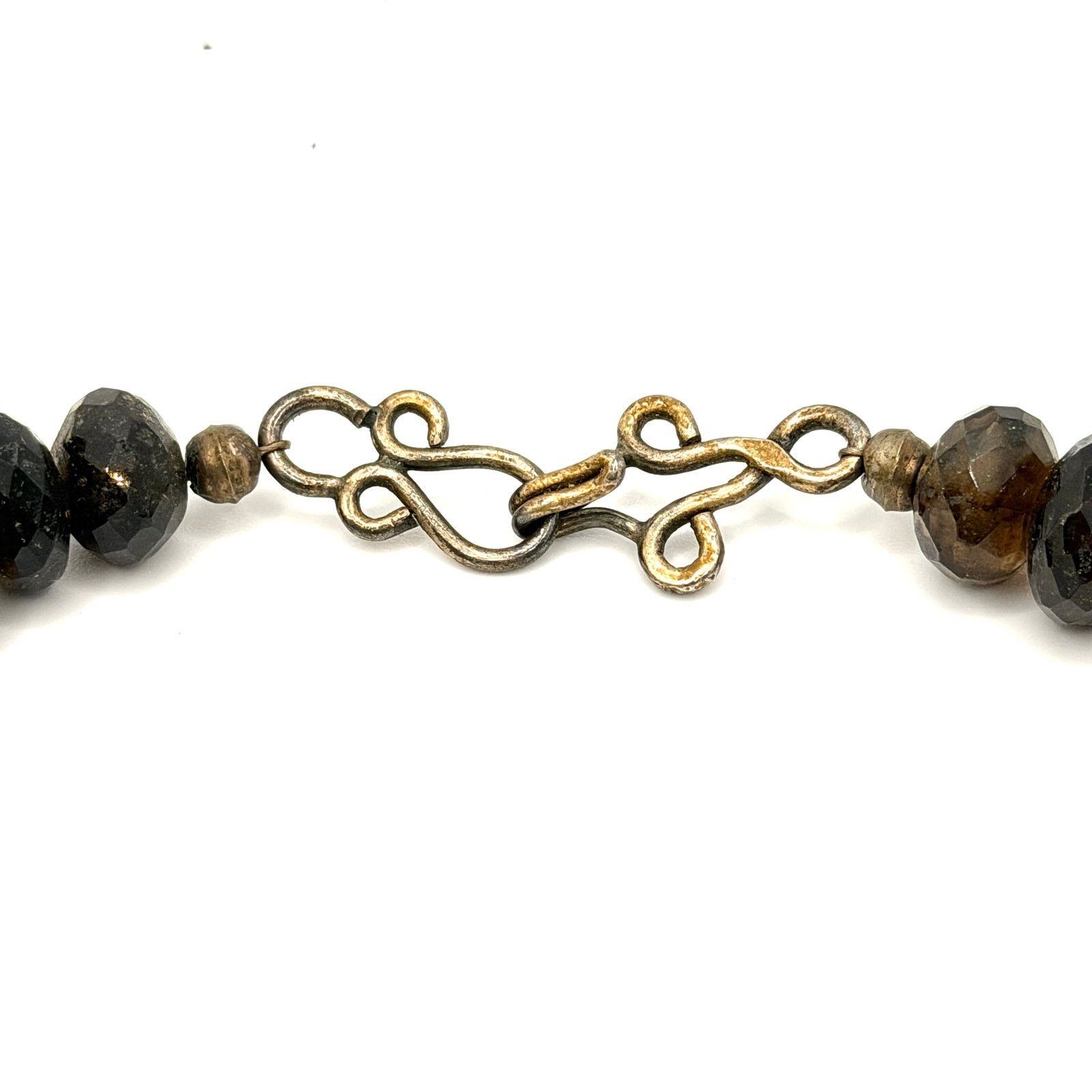 Handmade Vintage 90s Faceted Smoky Quartz Massive Statement Necklace Size ONE SIZE - 6 Thumbnail