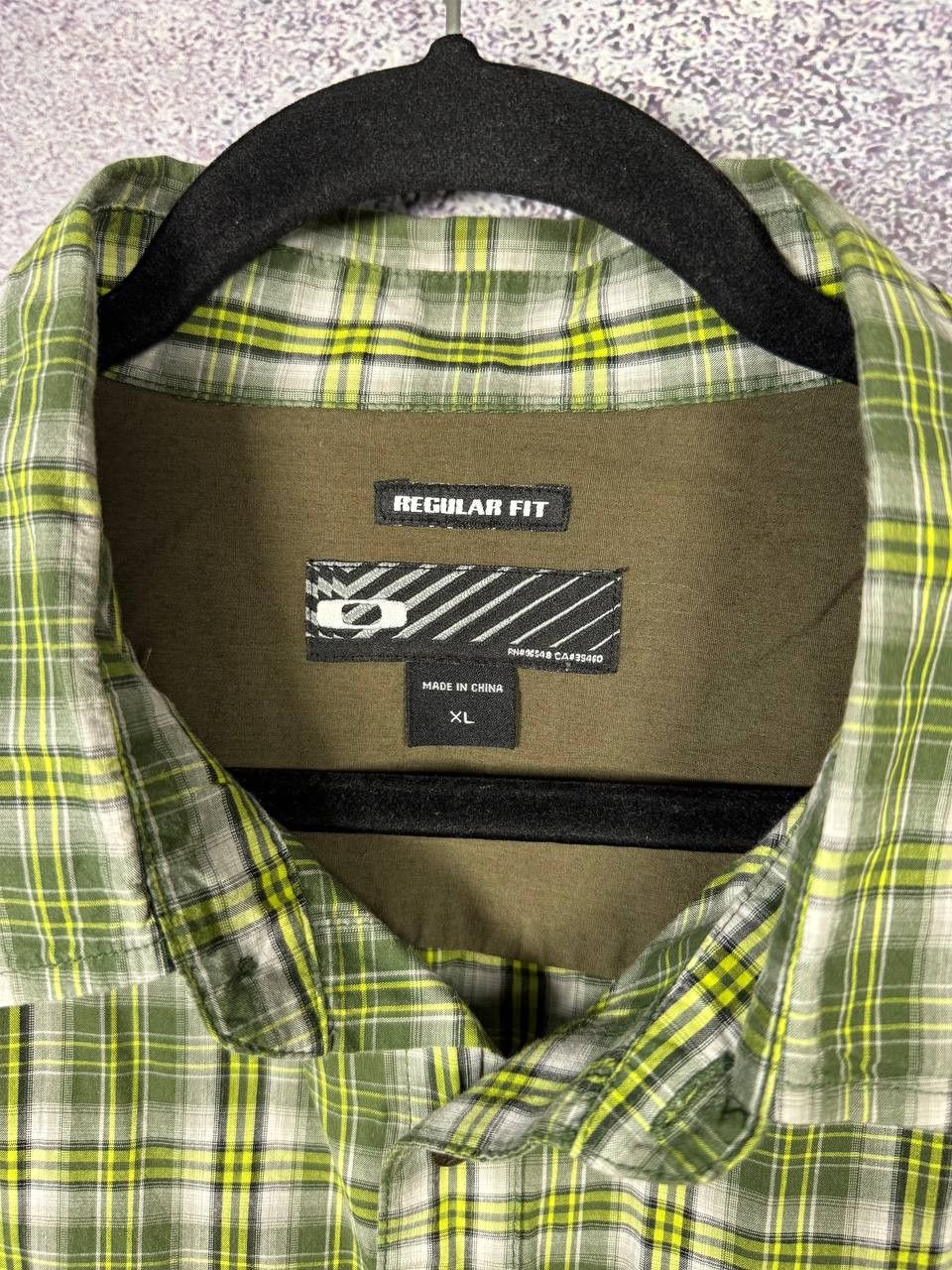 Oakley Vintage Oakley Plaid Check Green Shirt Button XL Size Size US XL / EU 56 / 4 - 9 Thumbnail