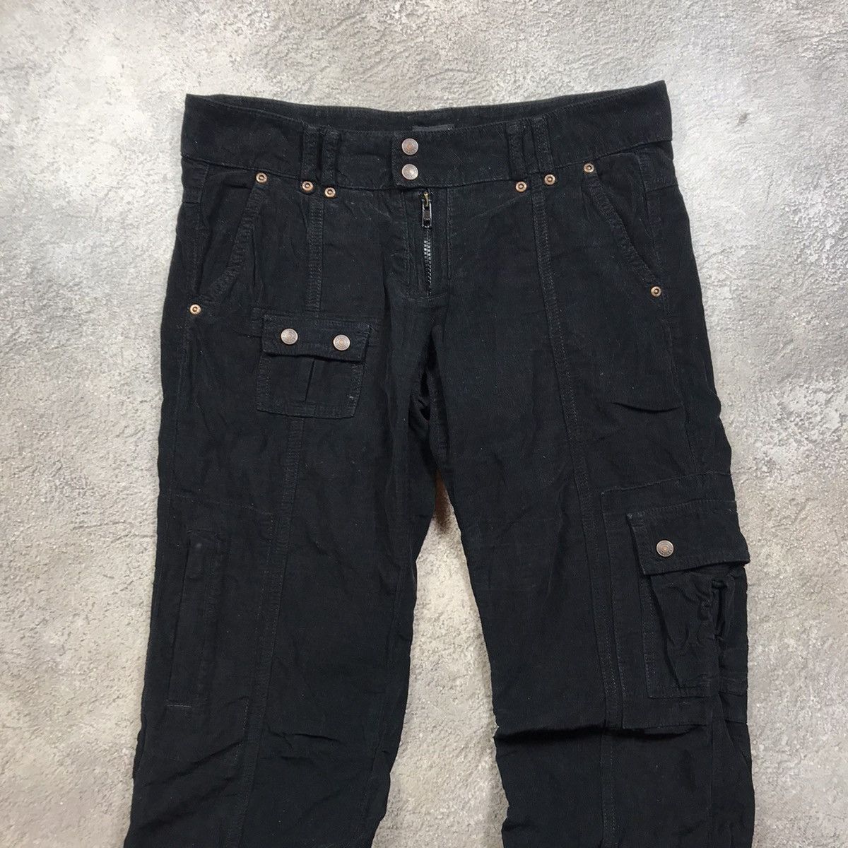 Vintage Vintage Y2K Baggy Distressed Cargo Pants Skate Streetwear 30 Size 30" / US 8 / IT 44 - 3 Thumbnail