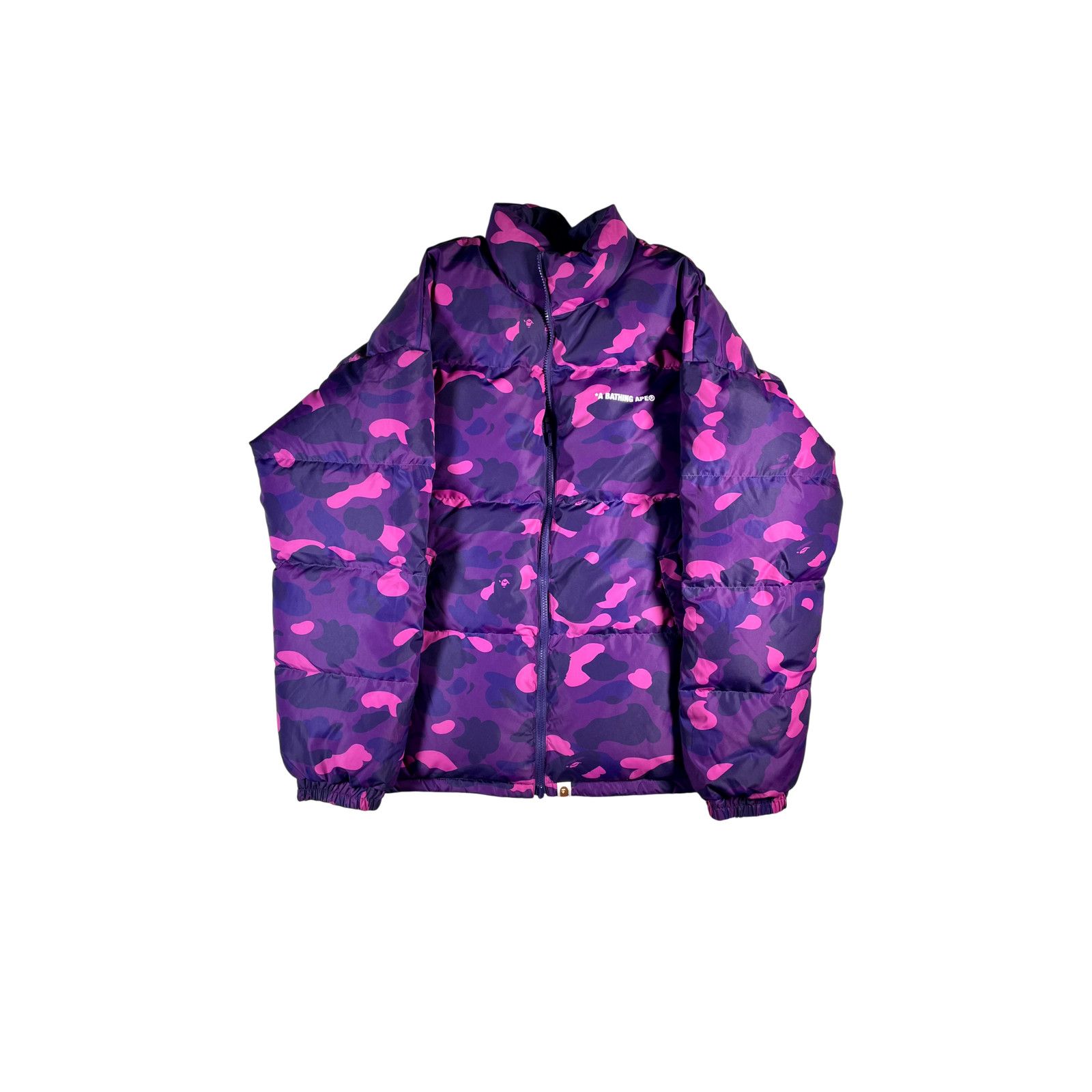 Bape BAPE Reversible Camo Purple Puffer Jacket Size US XL / EU 56 / 4 - 1 Thumbnail