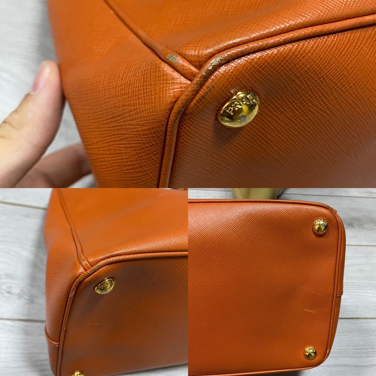 Prada Prada Milano Leather Saffiano selfbridge tote double zip bag Size ONE SIZE - 25 Thumbnail