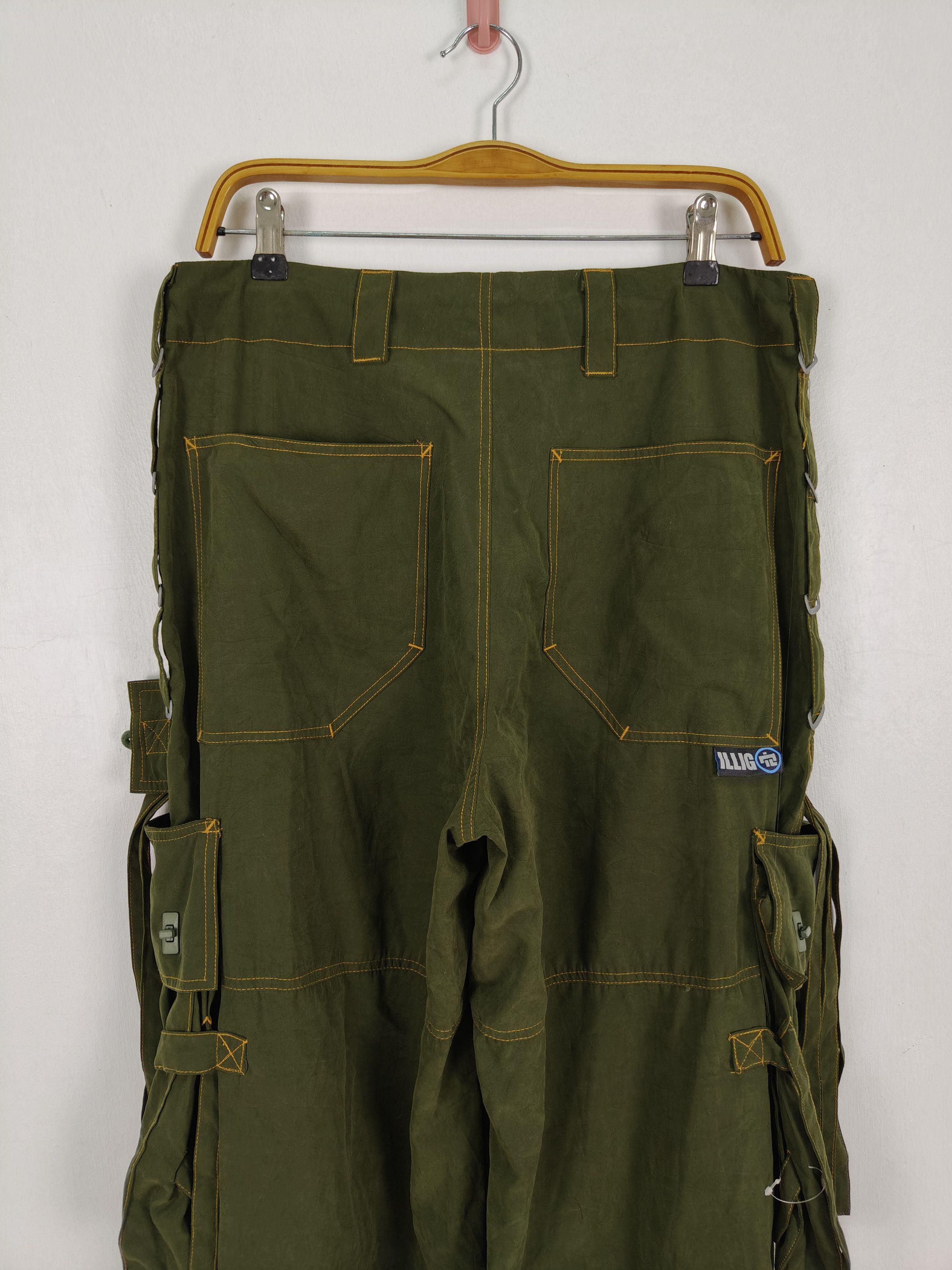 Japanese Brand × Vintage Vintage ILLIG Japanese Brand Tactical Raver Pants Size US 32 / EU 48 - 9 Thumbnail