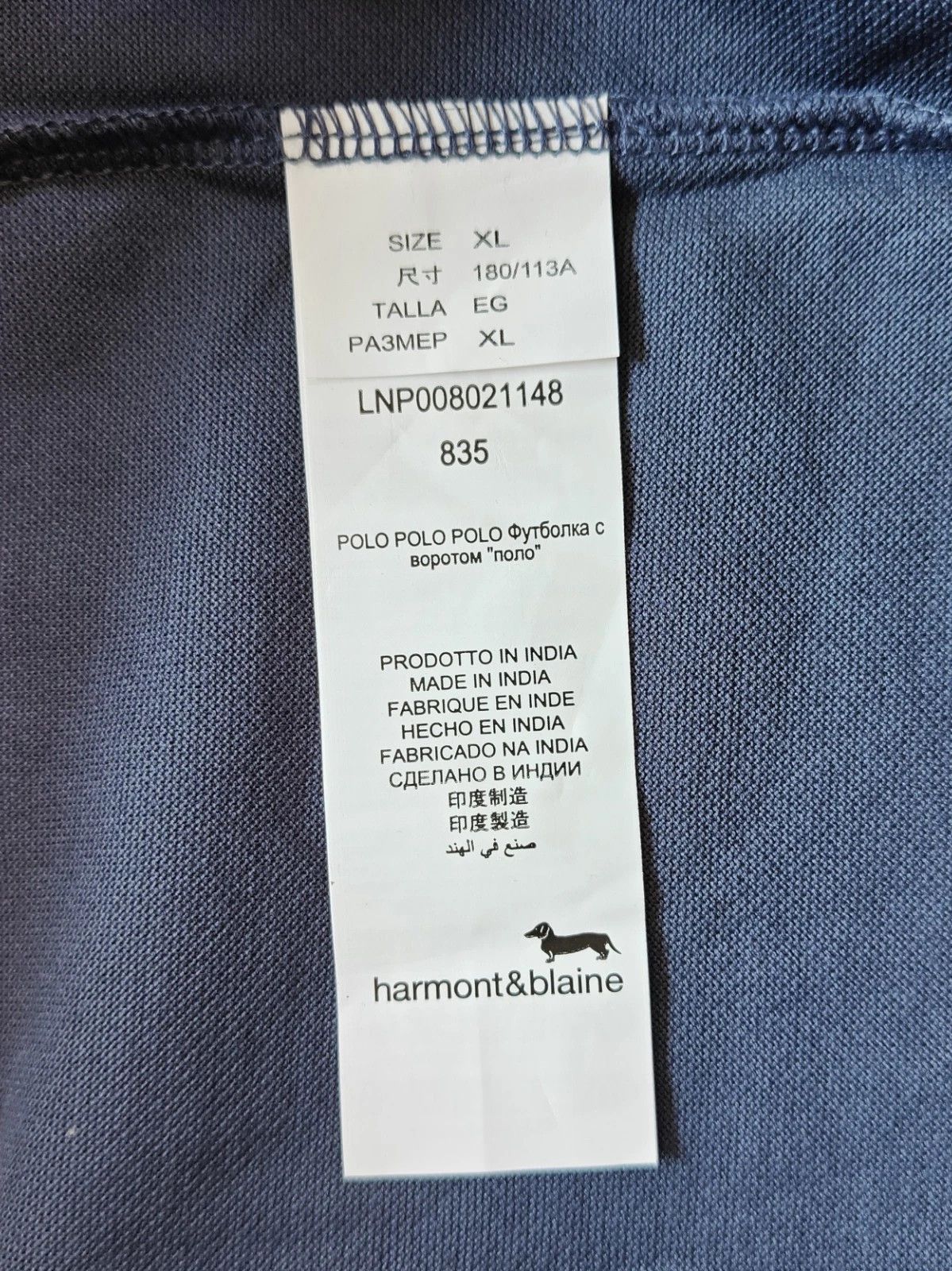 Harmont & Blaine Harmont & Blaine Longsleeves Polo Shirt ASM/2143 Size US XL / EU 56 / 4 - 7 Thumbnail