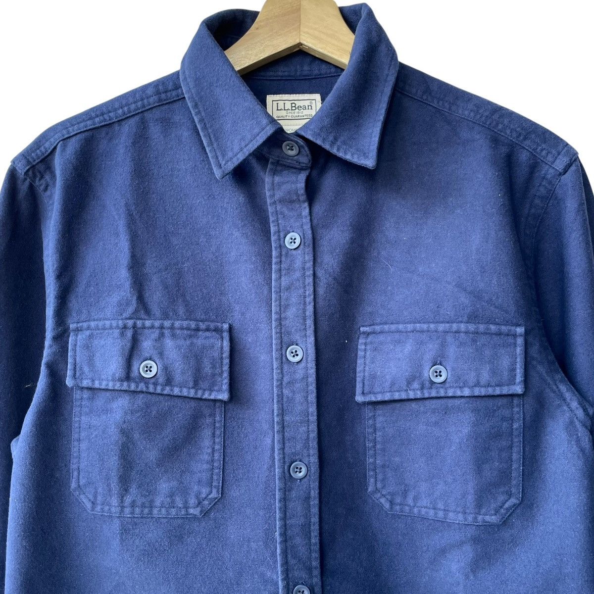 L.L. Bean L.L Bean USA Vintage WMN Chamois Work Shirt Size M / US 6-8 / IT 42-44 - 3 Thumbnail