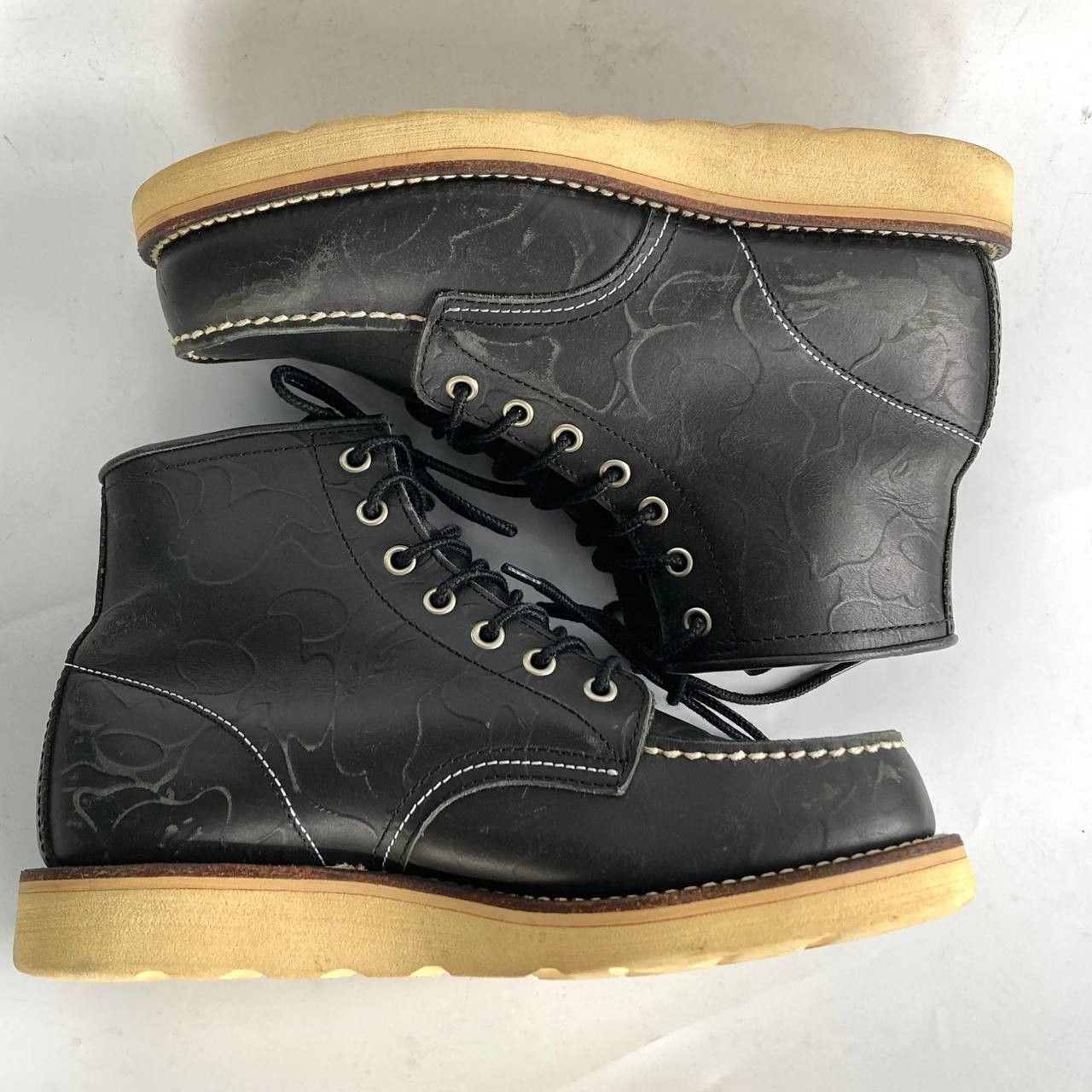 Bape OG 2009 Simple Soldier Black Camo Boots Size US 7.5 / EU 40-41 - 4 Thumbnail