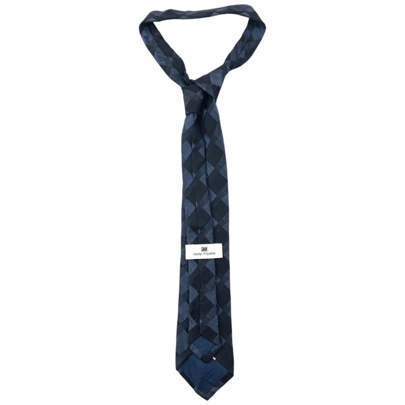 Issey Miyake Vintage 90s Issey Miyake Pattern Silk Tie Size ONE SIZE - 2 Thumbnail