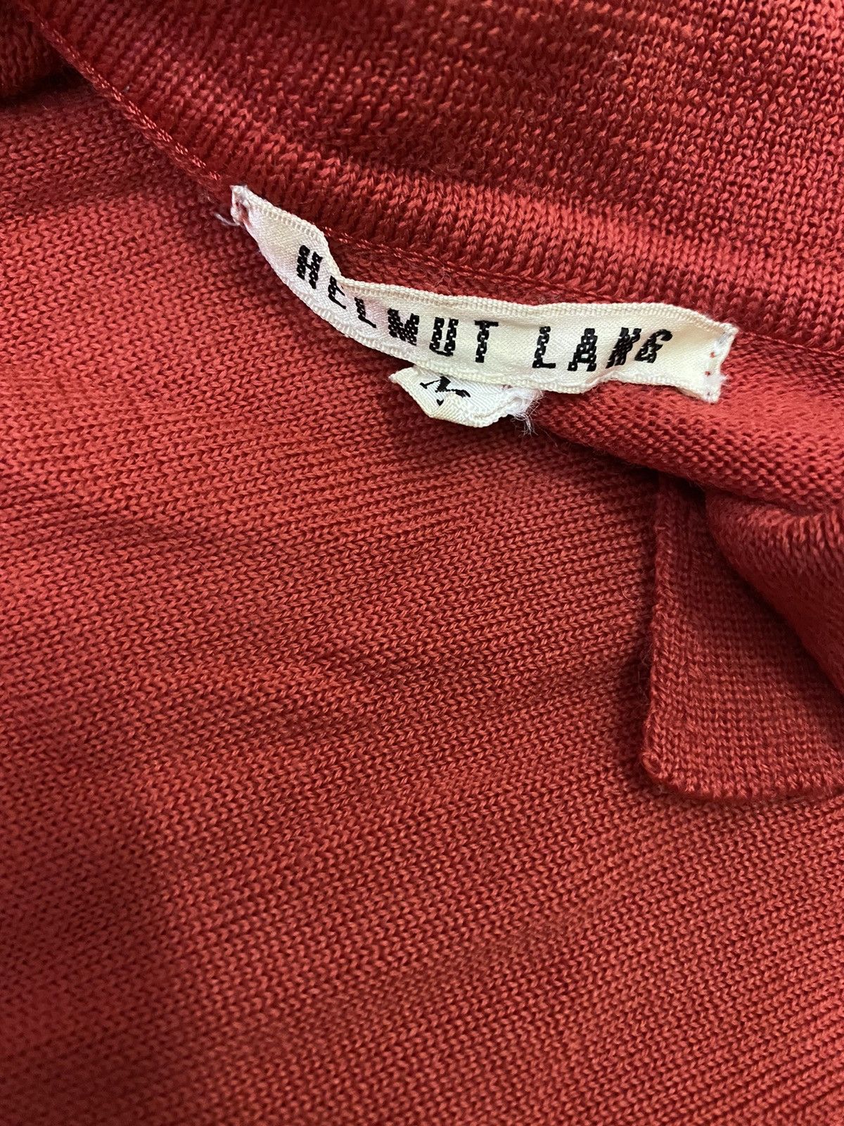 Helmut Lang 💥Vintage90s Helmut Lang Polo Shirt Size XS / US 0-2 / IT 36-38 - 8 Thumbnail