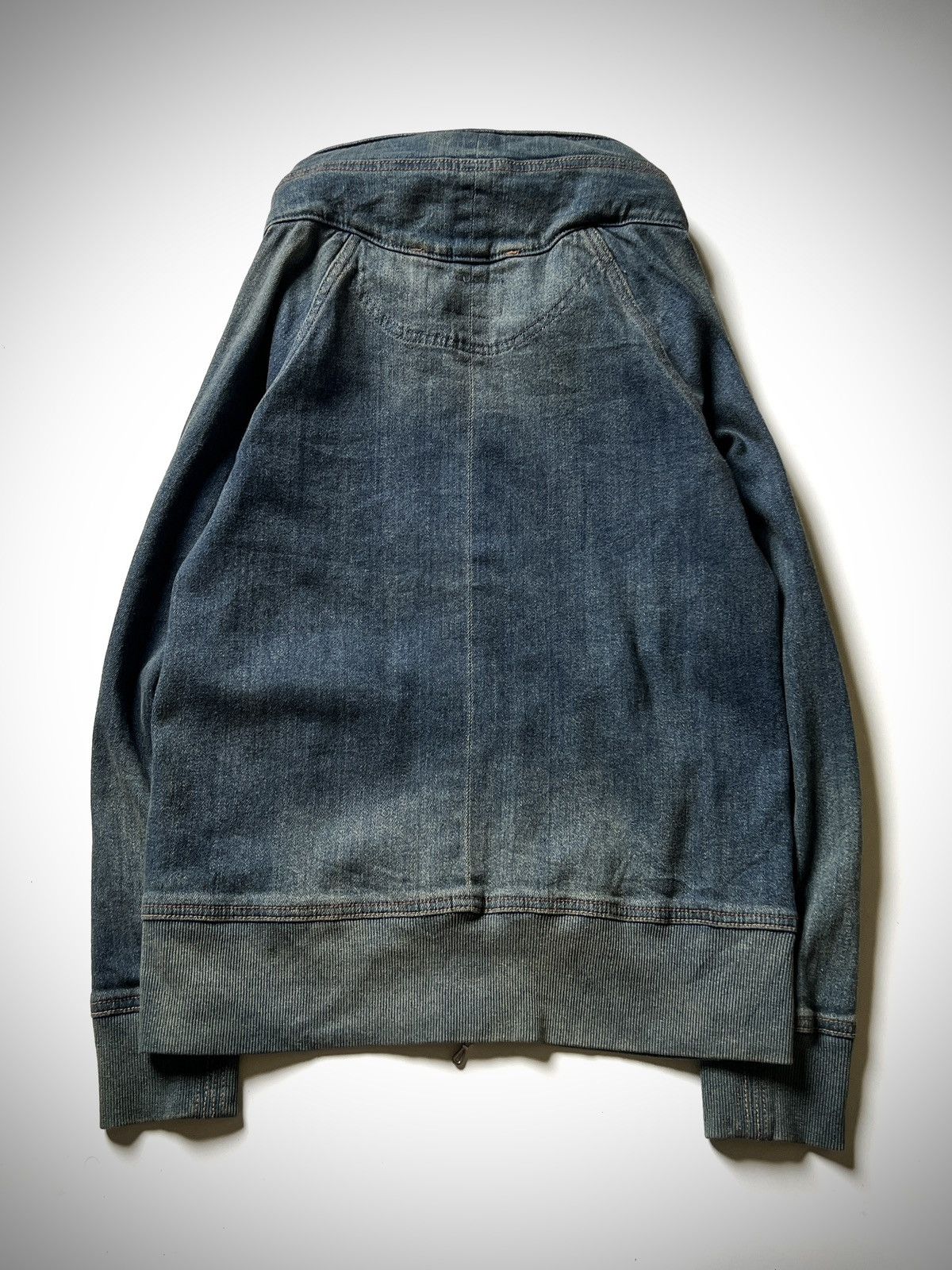 Japanese Brand G.O.A Apocalypse Mud Wash Selvedge Bono Hooded Denim Jacket Size US S / EU 44-46 / 1 - 11 Thumbnail