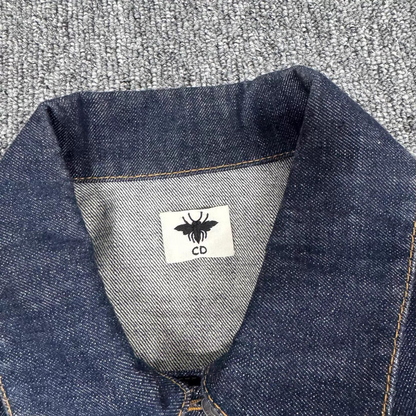Dior Dior Oversized Bee Embroidery Denim Jkt 34 99 New Size XS / US 0-2 / IT 36-38 - 6 Thumbnail