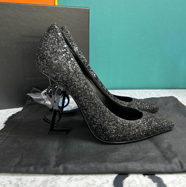 Saint Laurent Paris YSL Stiletto Heels Size US 7 / IT 37 - 2 Thumbnail