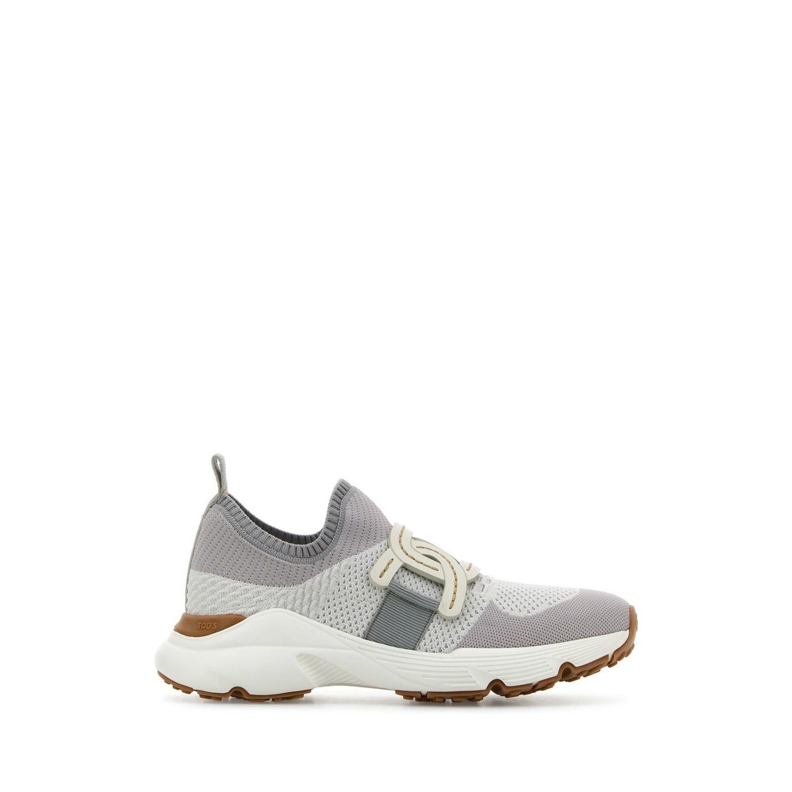 TOD'S Kate Gray Fabric Sneakers New & Authentic (Women's siz