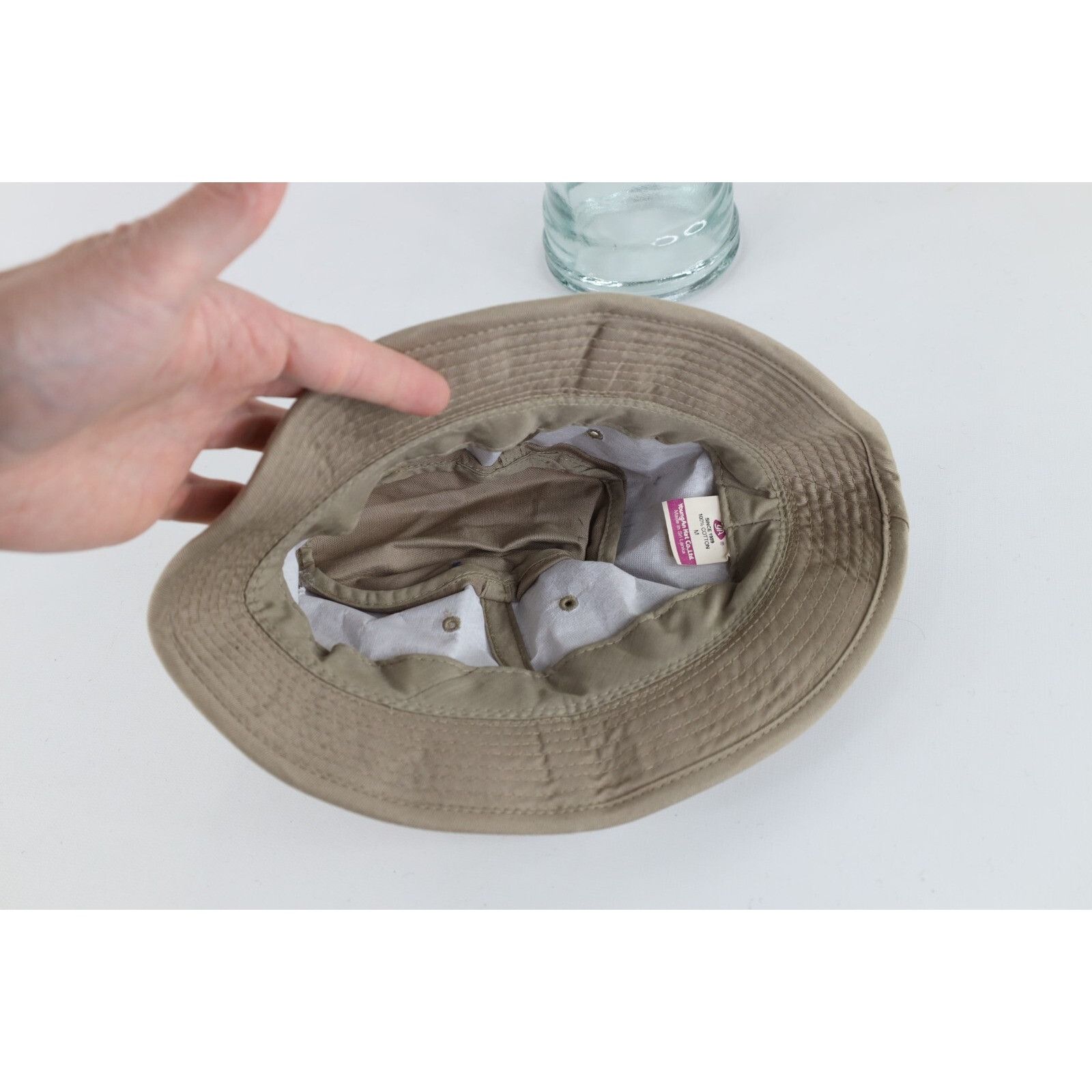 Vintage Vintage 80s 90s Streetwear Striped Roll Top Golf Bucket Hat Size ONE SIZE - 7 Thumbnail
