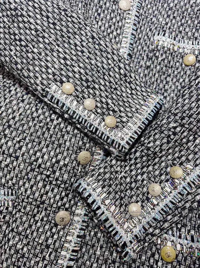Chanel Chanel Gray coat Size M / US 6-8 / IT 42-44 - 5 Thumbnail