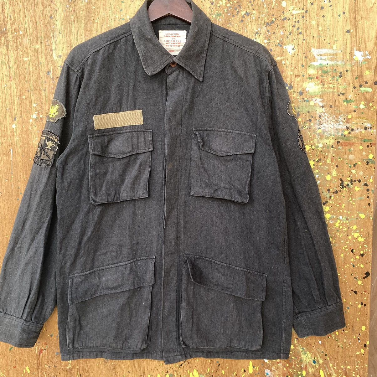 Vintage Vintage Black Nato Us Army M65 Jacket Size US L / EU 52-54 / 3 - 2 Thumbnail
