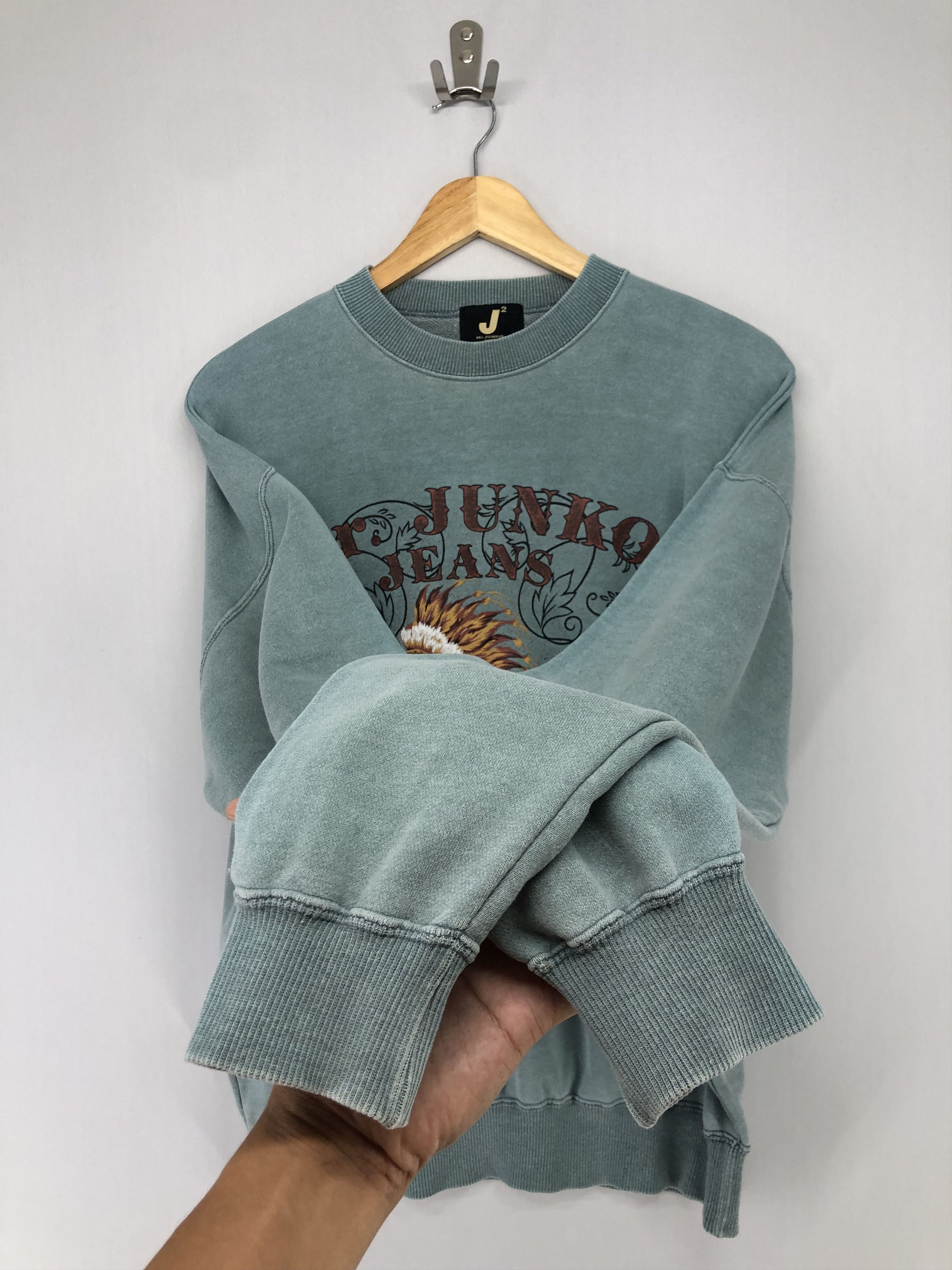 Mr. Junko Vintage 90s Mr. Junko Jeans Crewneck Sweatshirt Size US L / EU 52-54 / 3 - 9 Thumbnail