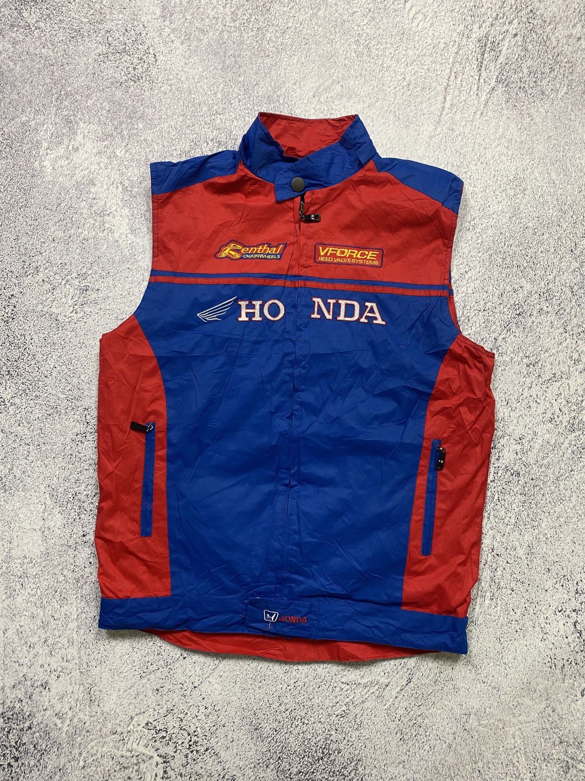 Marlboro × Vintage Marlboro Mercedes Benz West Honda Racing Reversible Vest Size US XL / EU 56 / 4 - 4 Thumbnail
