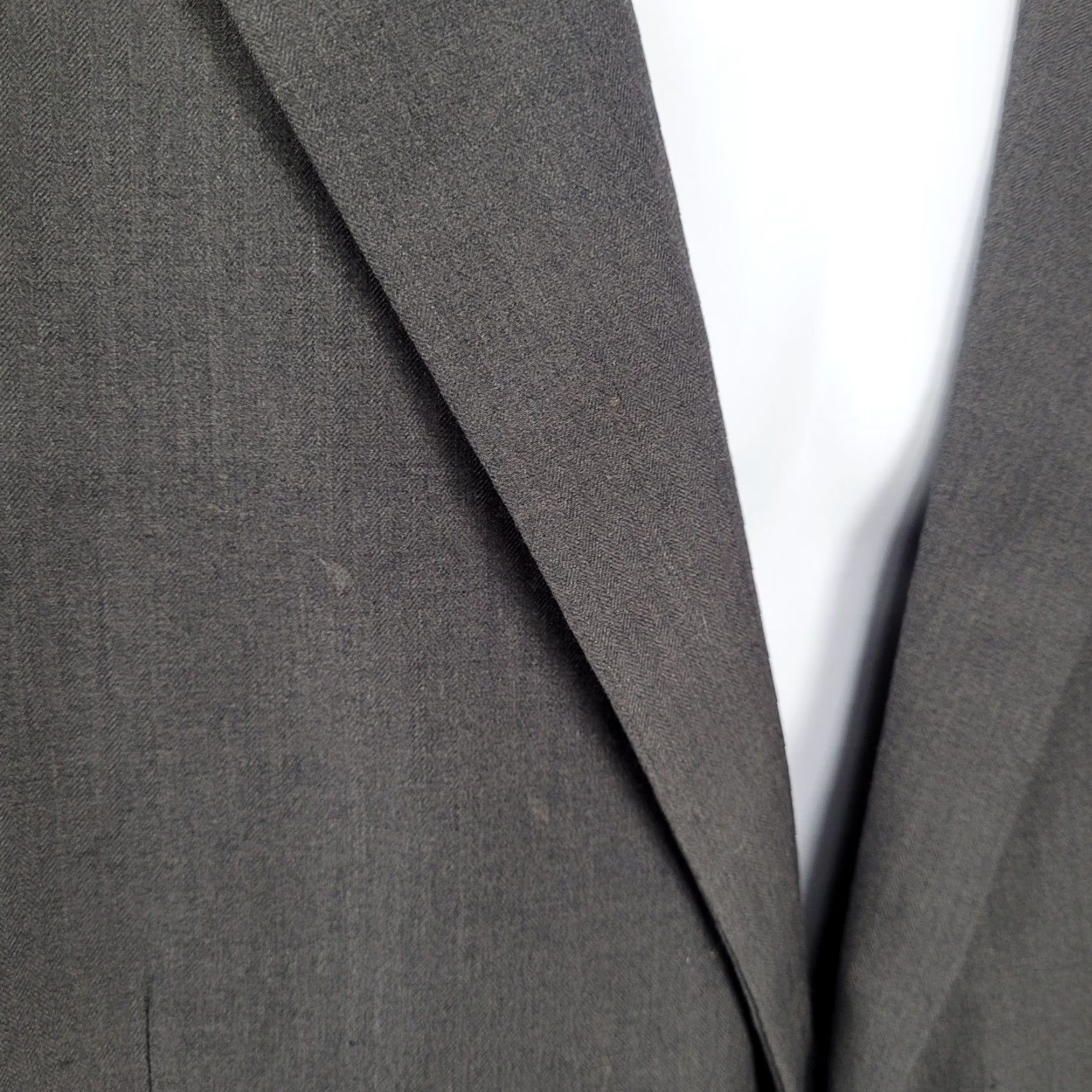 Van Heusen Van Heusen Blazer Suit Jacket Sport Coat 48R Grey 2 Button Single Vented Notch 4-Button Sleeve Men Size 48R - 5 Thumbnail