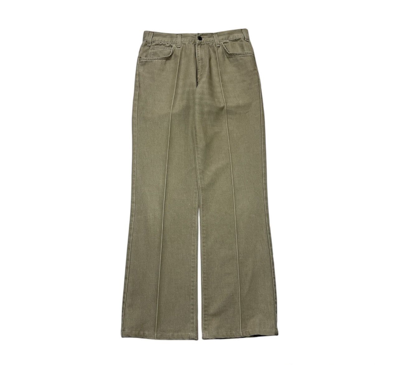 パンツ Levis STA-PREST CENTER-CREASED PANTS 90s Levi's Sta-Prest Vintage 90s Black Tab Beige Center Creased