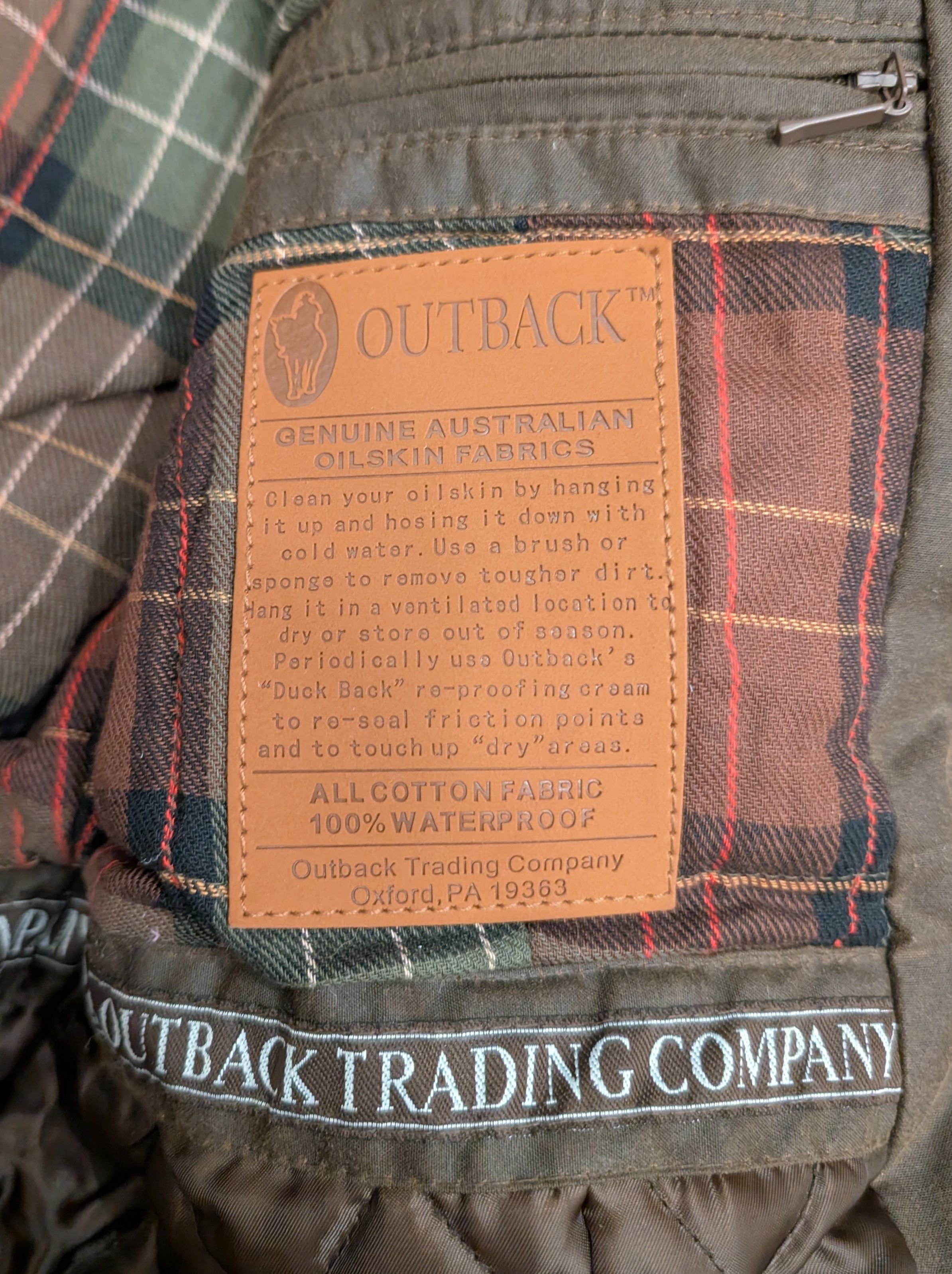 Other Outback Trading Company Oilskin Walkabout Jacket Size S / US 4 / IT 40 - 4 Thumbnail