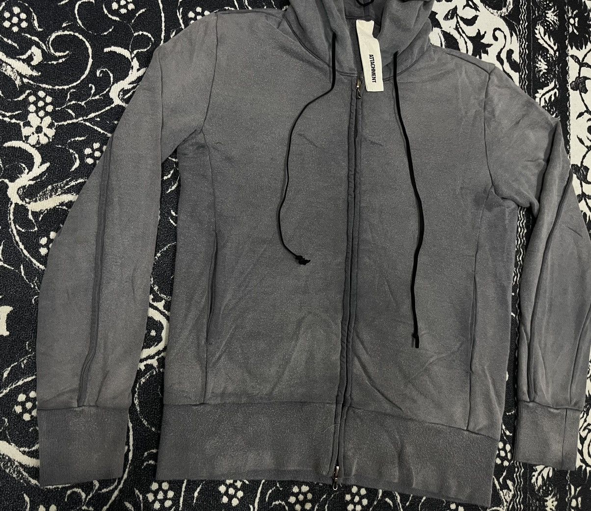Attachment 90s ATTACHMENT HOODIE ZIPPER RARE DESIGN Size US S / EU 44-46 / 1 - 4 Thumbnail
