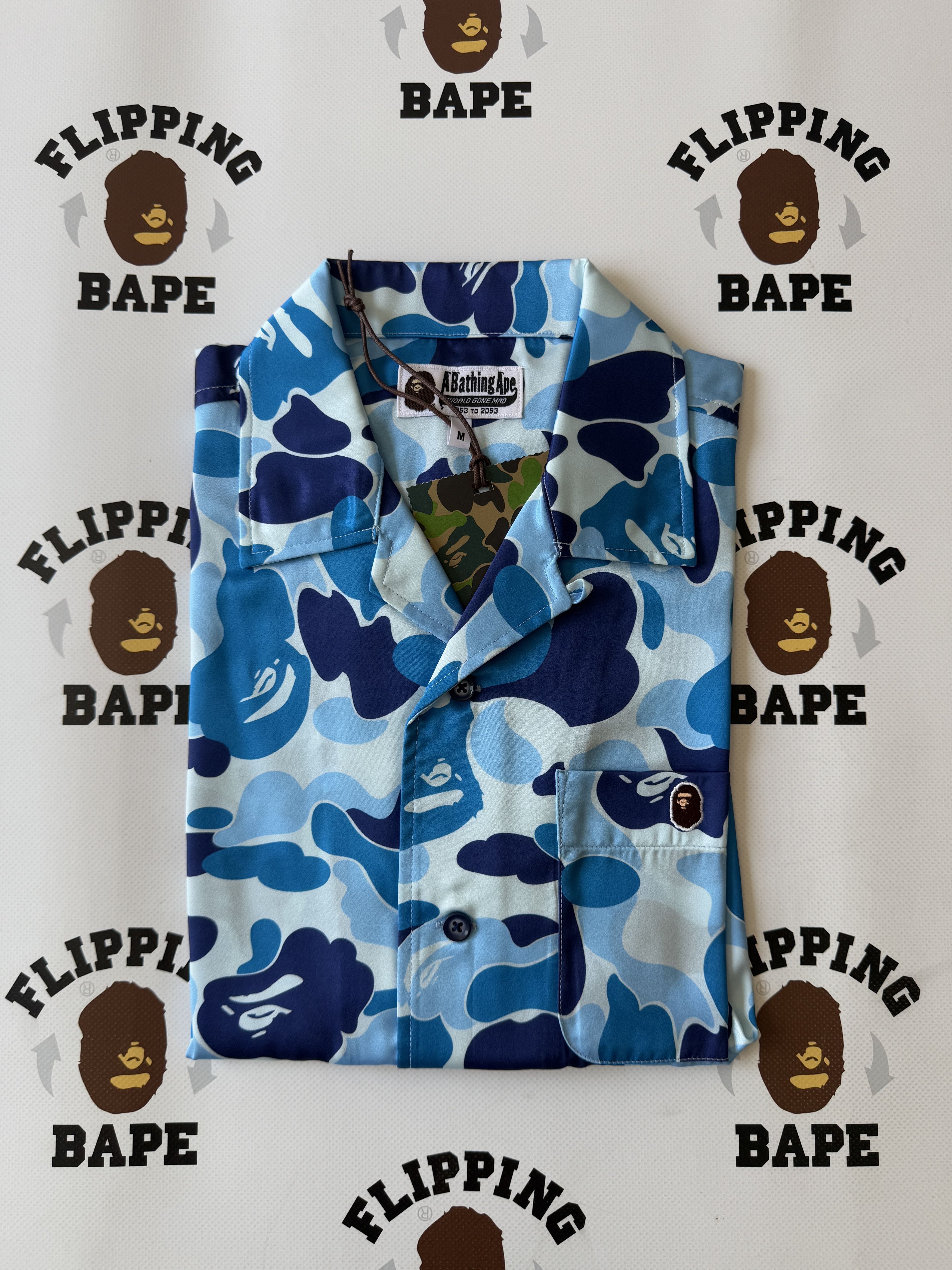 Bape BAPE ABC CAMO OPEN COLLAR SS SHIRTS (SS25) Size US M / EU 48-50 / 2 - 11 Thumbnail