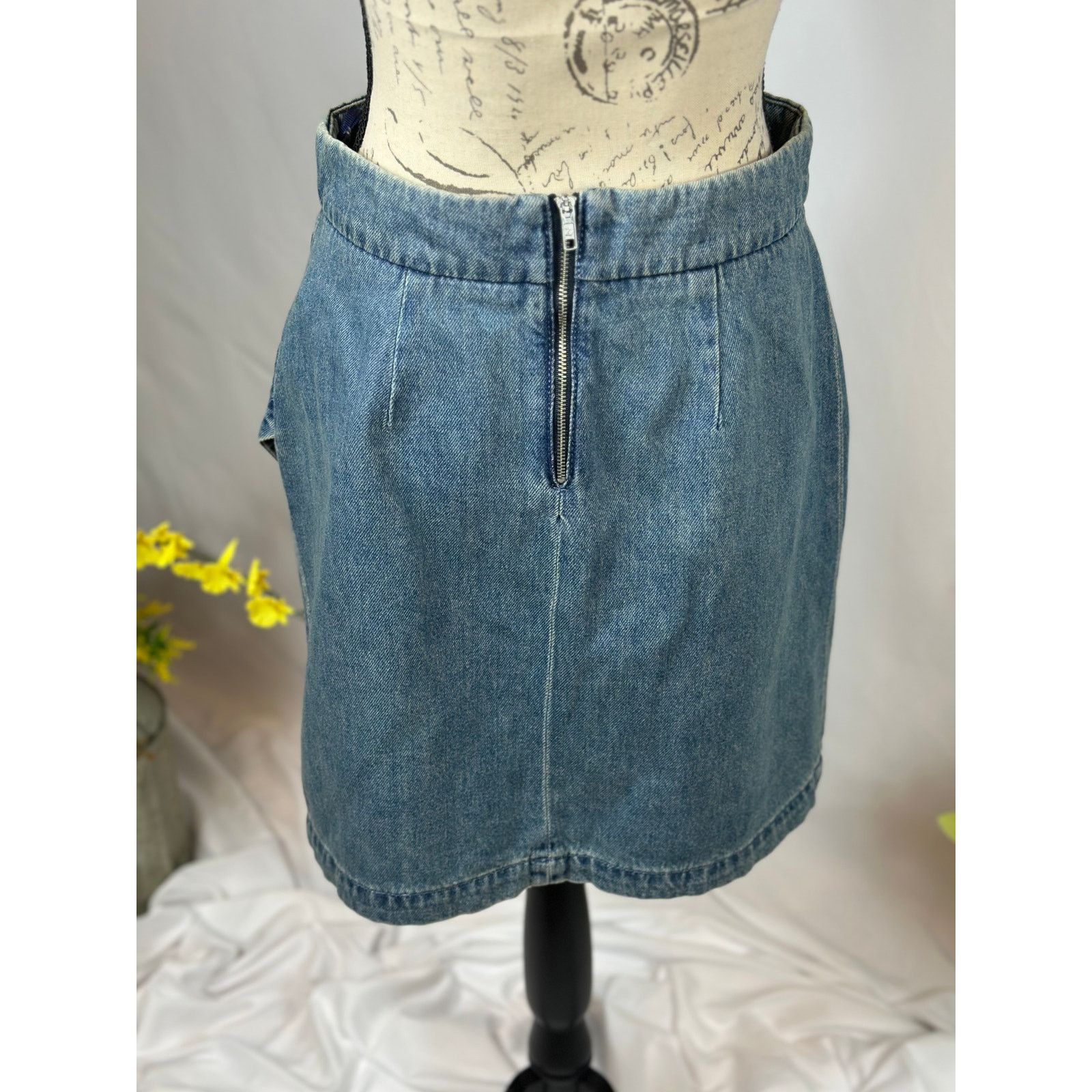 Zadig & Voltaire Zadig & Voltaire Julipe Denim Skirt Light Blue 34 (XS) Size 24" / US 00 / IT 34 - 10 Thumbnail
