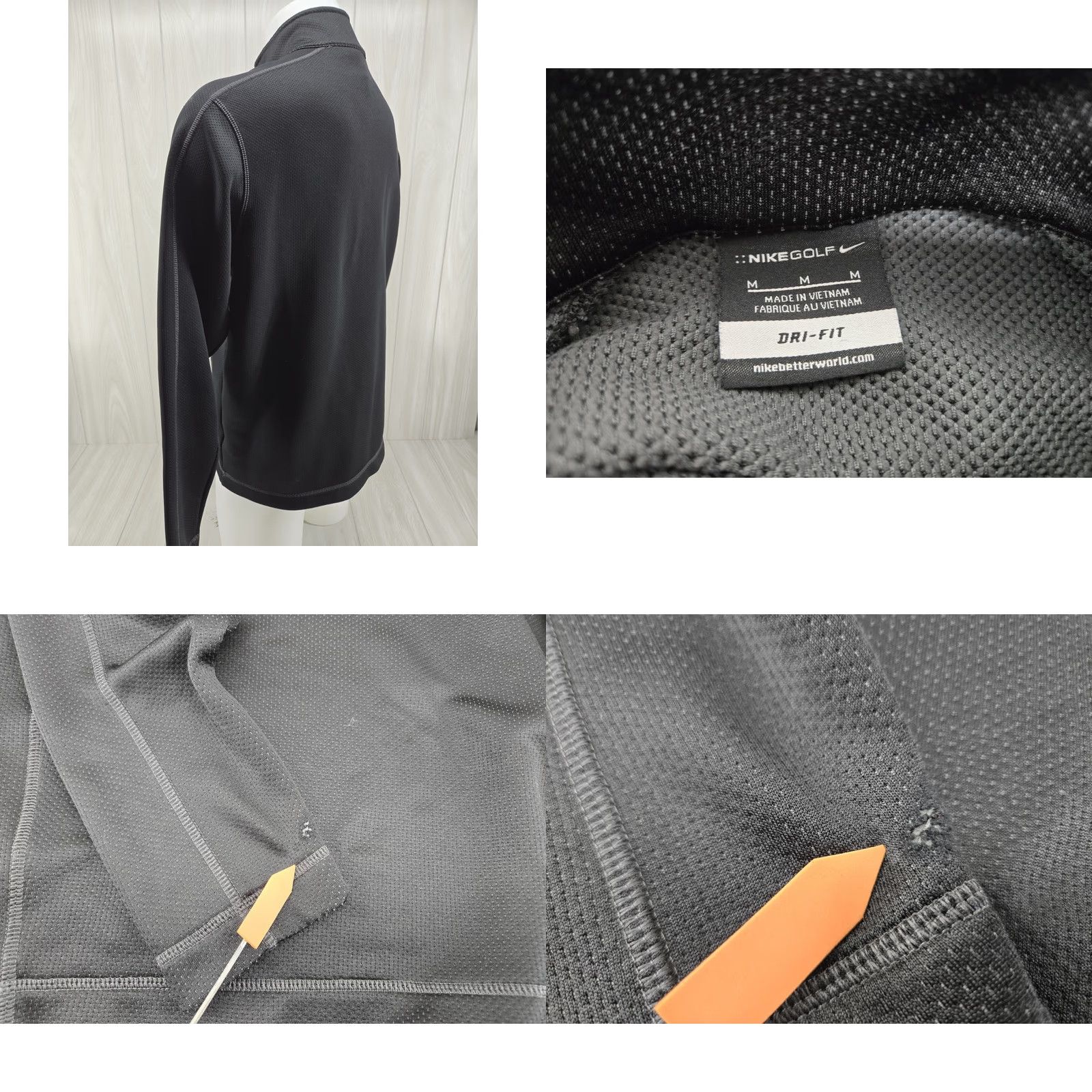 Nike Nike Dri Fit L/S 1/4 Zip Pullover Shirt Medium Black Nike Dri-FIT Shirt Men M Black 1/4 Zip Pullover Long Sleeve Logo Casual Sports Modern Nike Size US M / EU 48-50 / 2 - 8 Thumbnail
