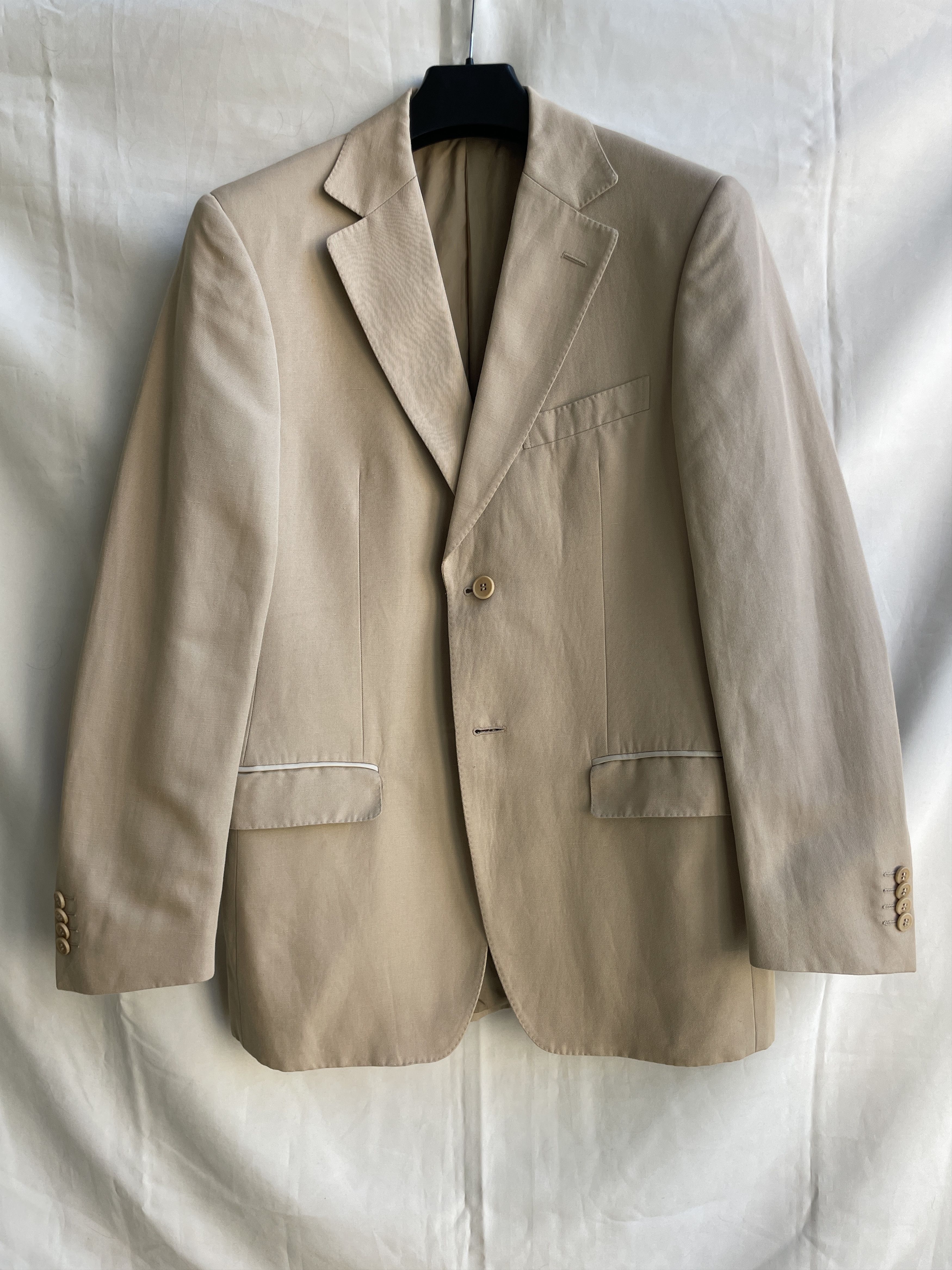 Z Zegna Z Zegna City Cotton Linen Sport Coat Blazer Size EUR 46R Size 36R - 1 Thumbnail