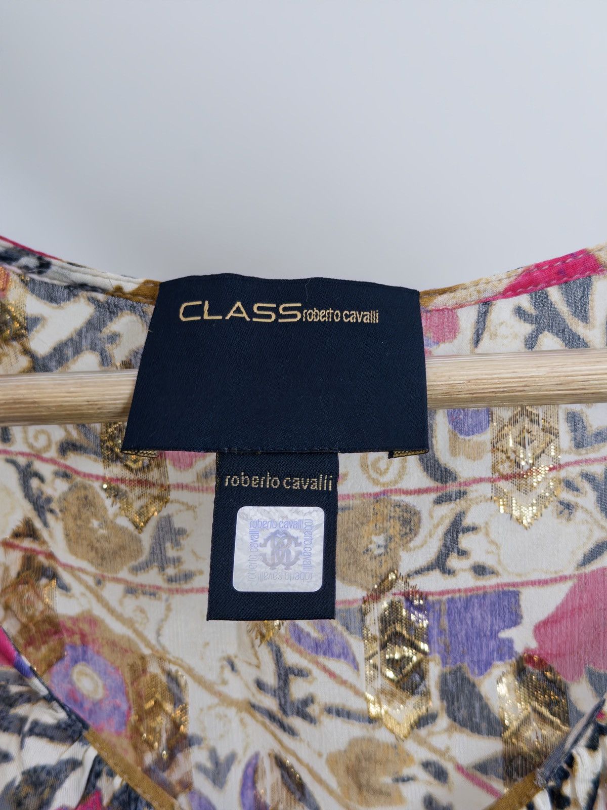 Roberto Cavalli Class Roberto Cavalli Top (Made in Italy, Late 2000s) Size L / US 10 / IT 46 - 8 Thumbnail