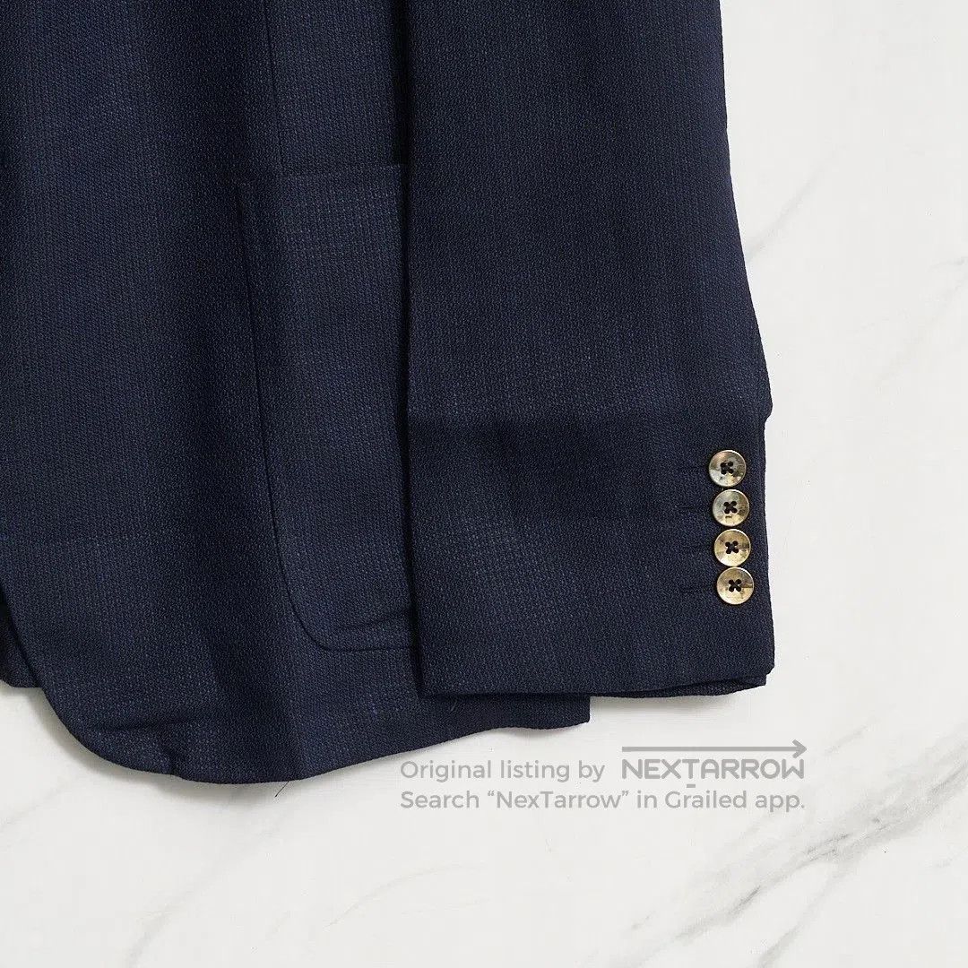 Armani Collezioni Armani Collezioni Men's Dark Blue Linen Suit. Size US M / EU 48-50 / 2 - 5 Thumbnail