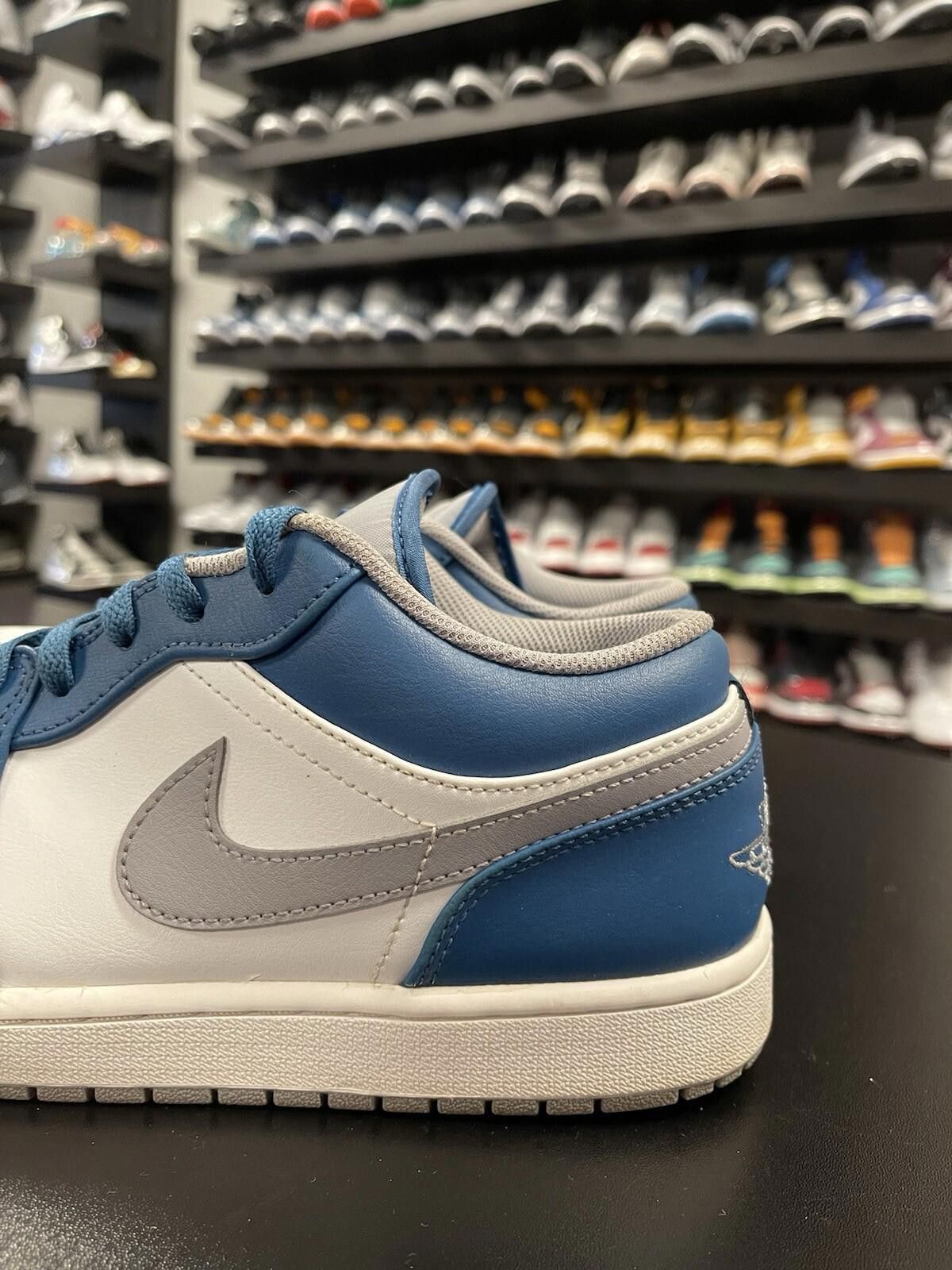 Jordan Brand Size 11.5 - Jordan 1 Low True Blue Cement 553558-412 Clean Size US 11.5 / EU 44-45 - 5 Thumbnail