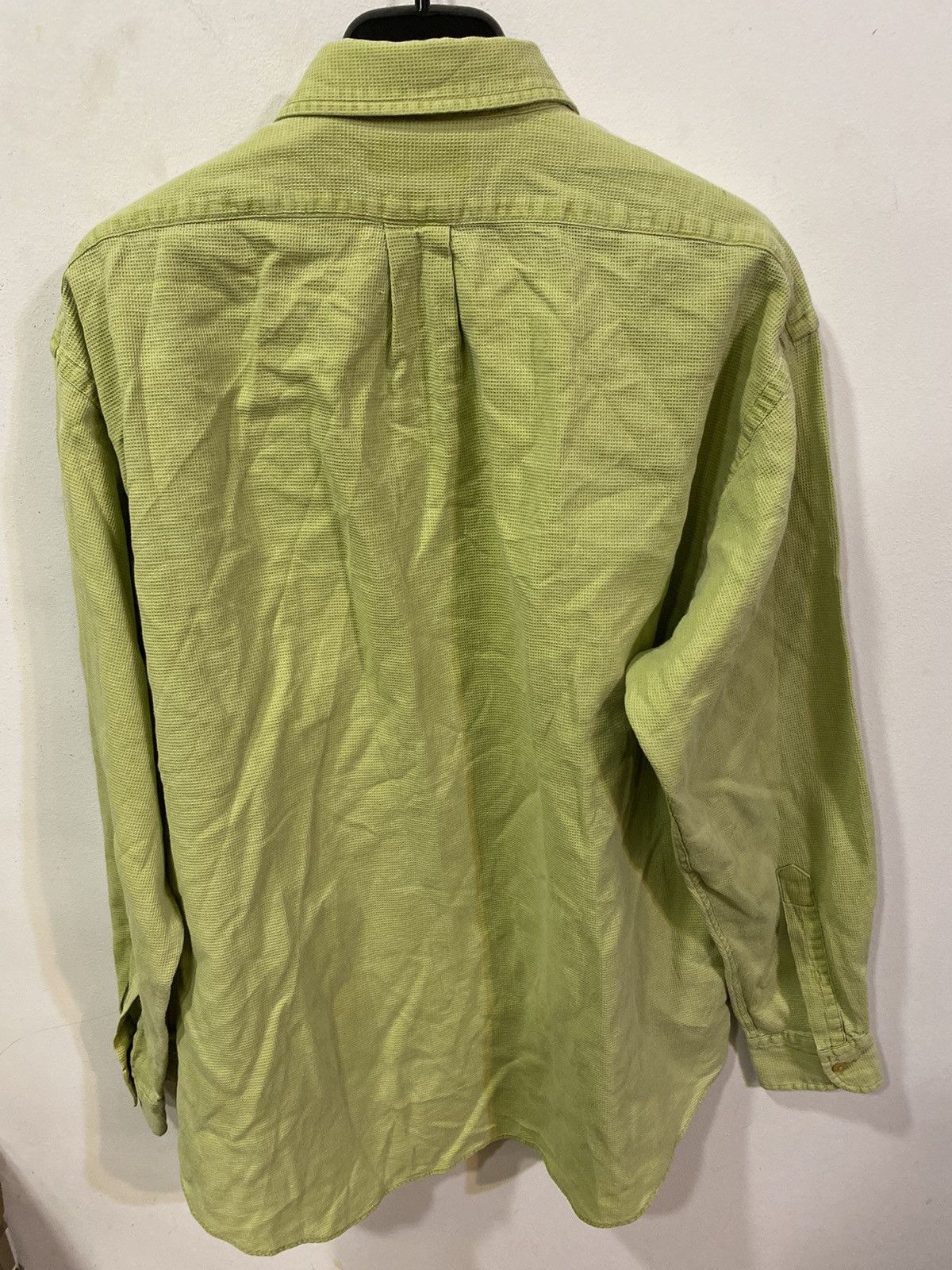 Yves Saint Laurent Waffle YSL Shirt Soft Button Up Dress Shirt Casual Collar Size US M / EU 48-50 / 2 - 11 Thumbnail