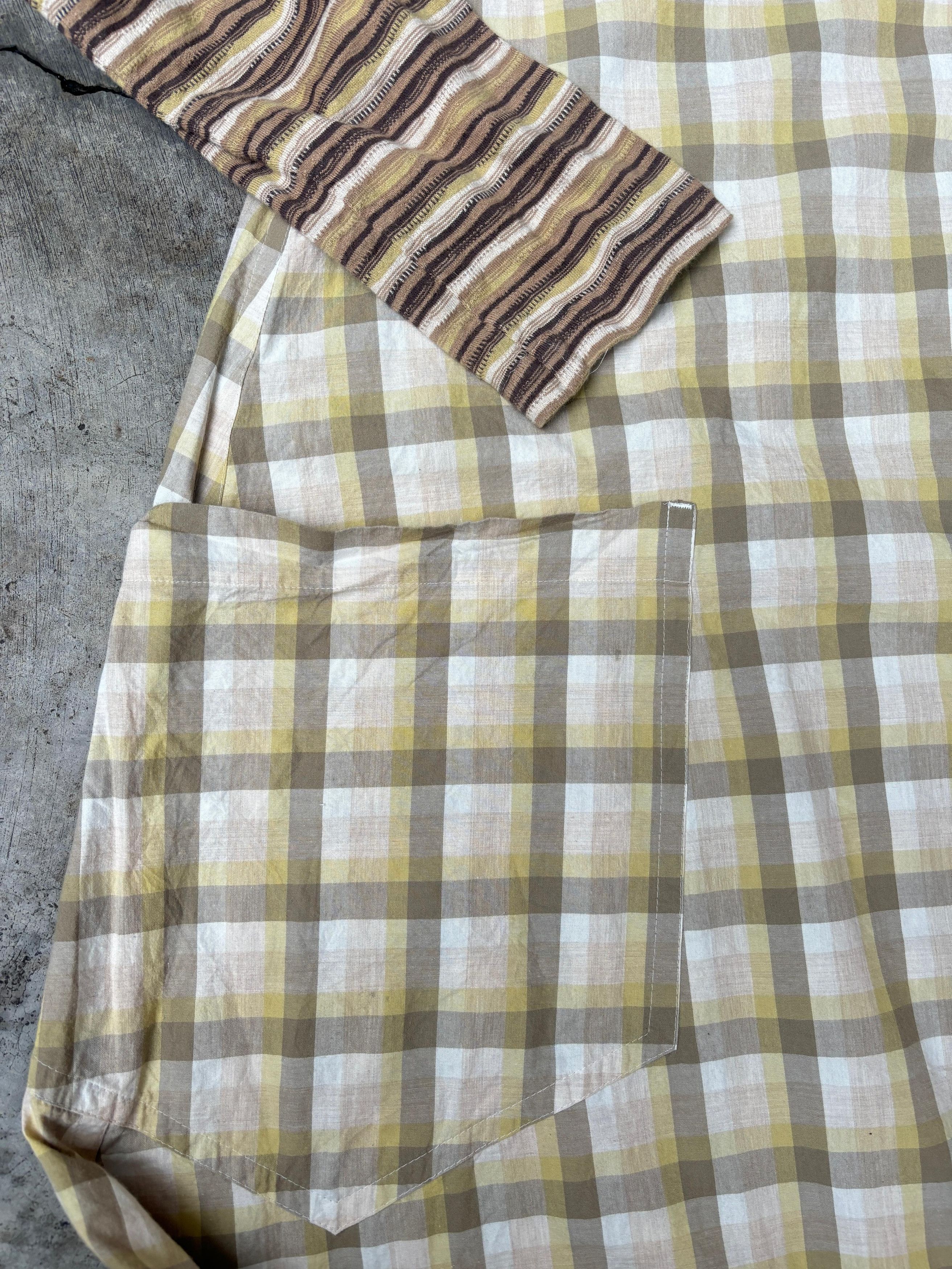 Hai Sporting Gear × Issey Miyake × Vintage Hai Sporting Gear Issey Miyake tunic blouse plaid check Size M / US 6-8 / IT 42-44 - 13 Thumbnail