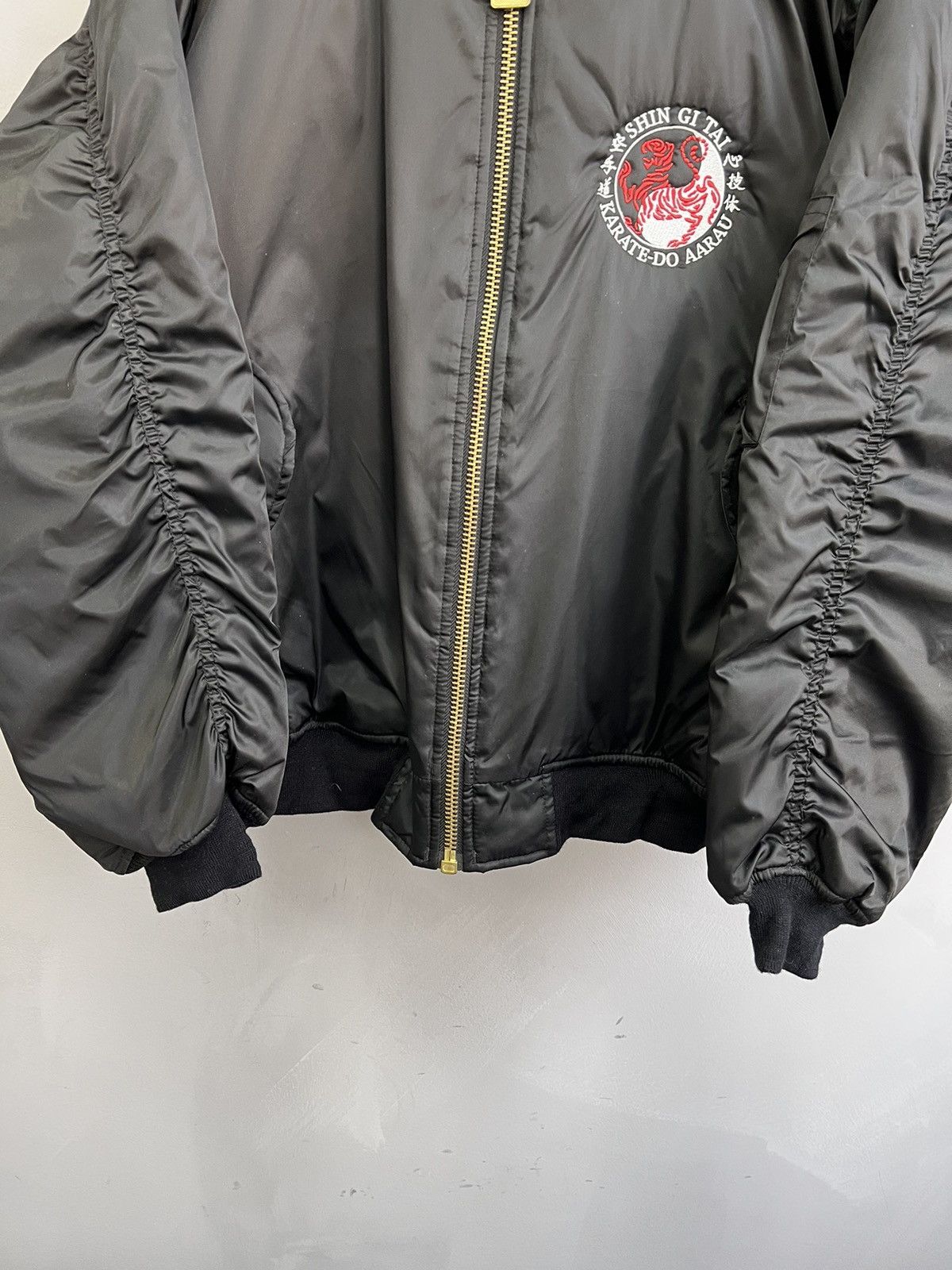 Japanese Brand Vtg MA-1 Man Intermediate BALENCIAGA STYLE Bomber Jacket Size US L / EU 52-54 / 3 - 4 Thumbnail