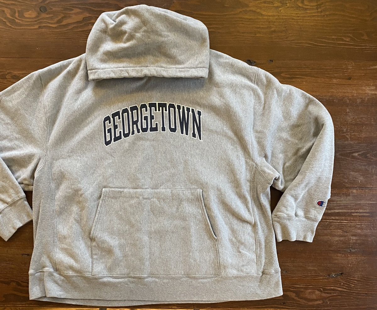 Champion × Vintage Vintage 90’s Champion Reverse Weave Georgetown Hoodie Size US XXL / EU 58 / 5 - 1 Thumbnail