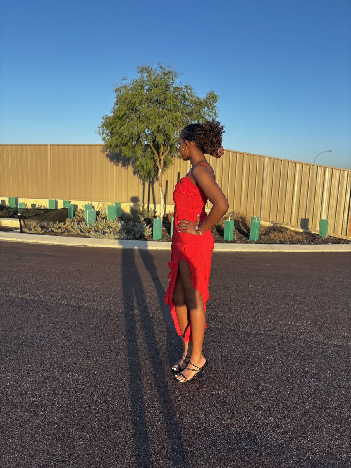 Dress the Population Red dress / dinner dress Size S / US 4 / IT 40 - 1 Thumbnail