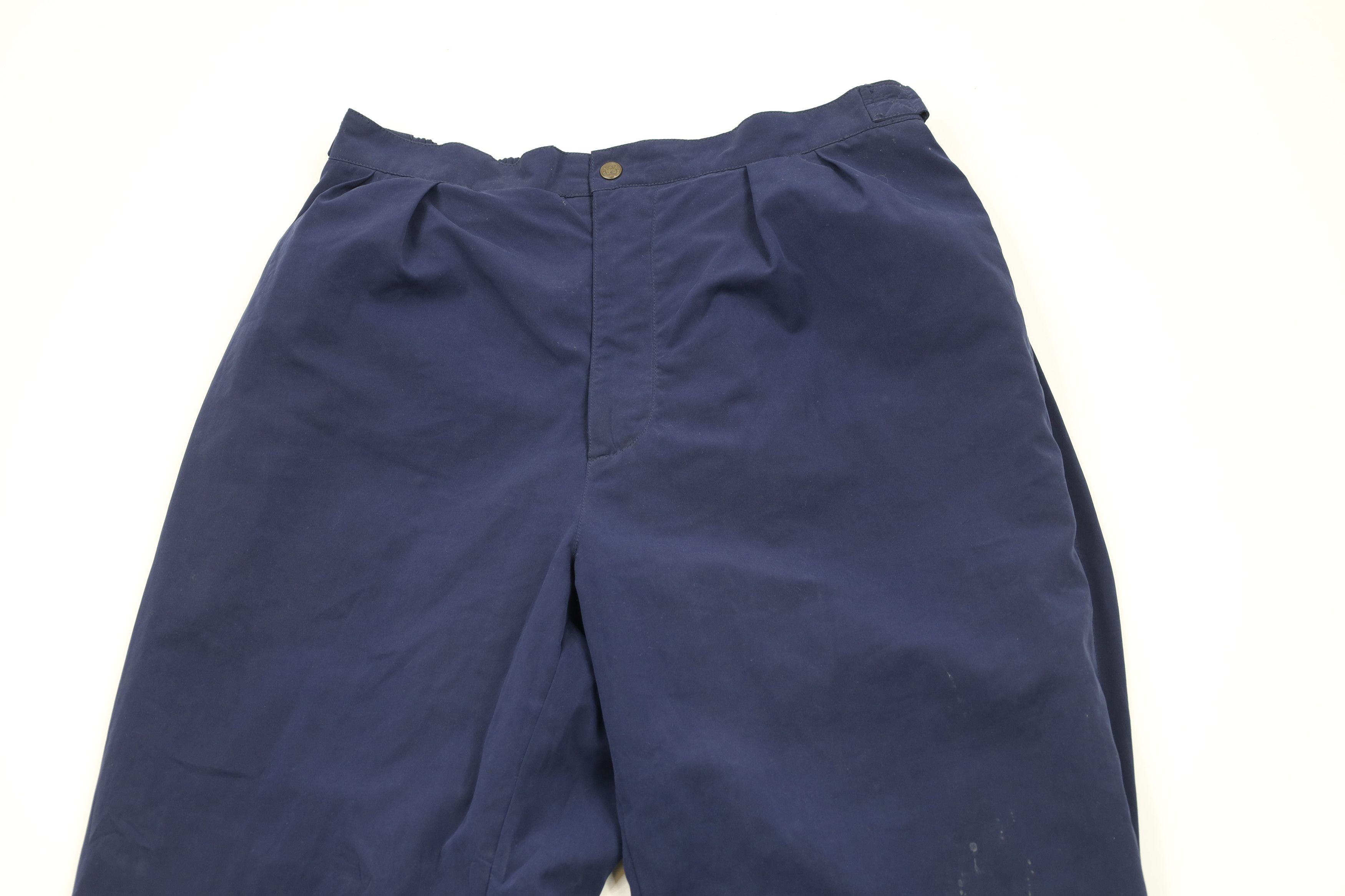 Goretex × Vintage Vintage 90s Tourney Goretex Waterproof Golf Rain Pants Blue Size US 36 / EU 52 - 2 Thumbnail