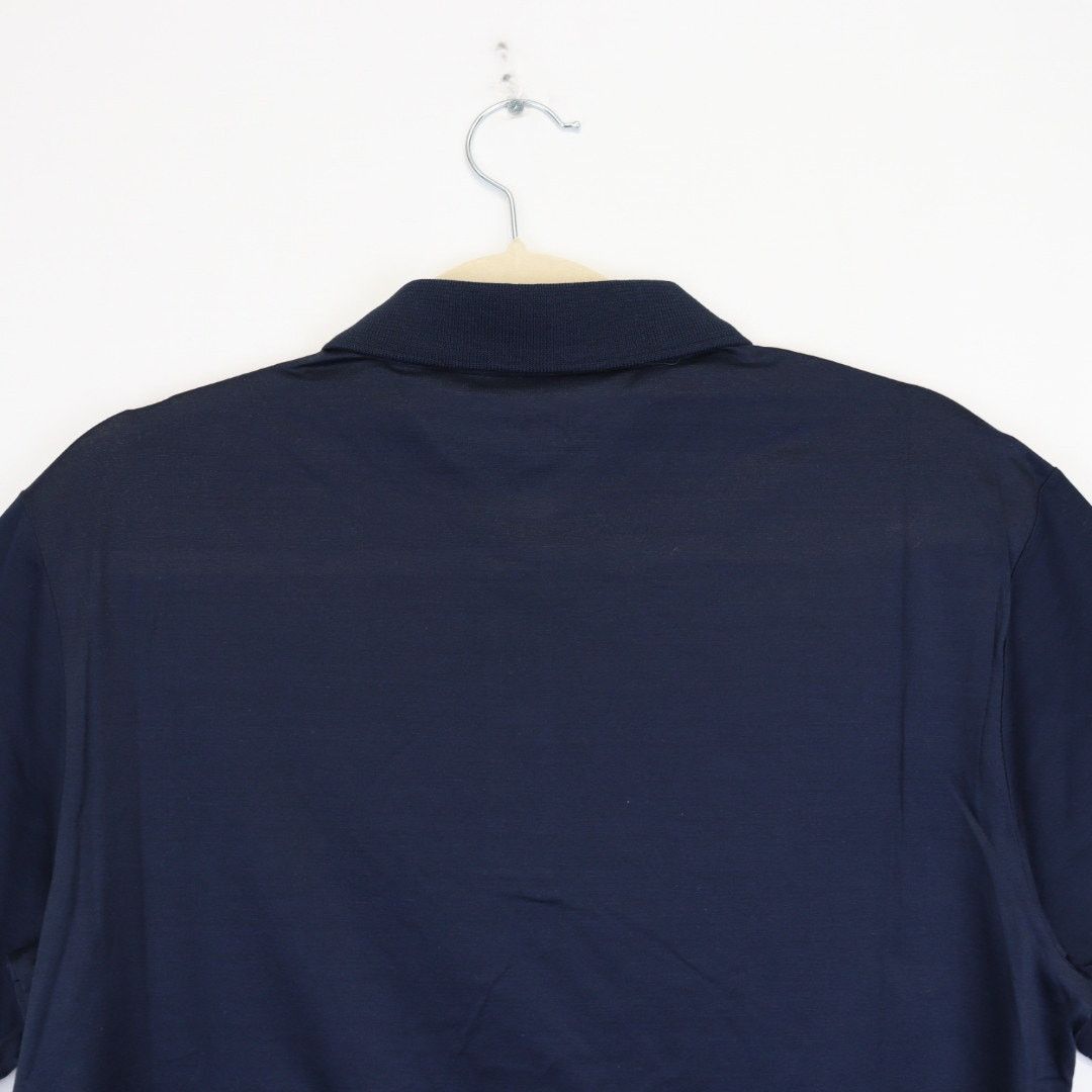 Alexander McQueen o1rshd1 ***Defective / Polo in Navy Blue Size US S / EU 44-46 / 1 - 10 Thumbnail