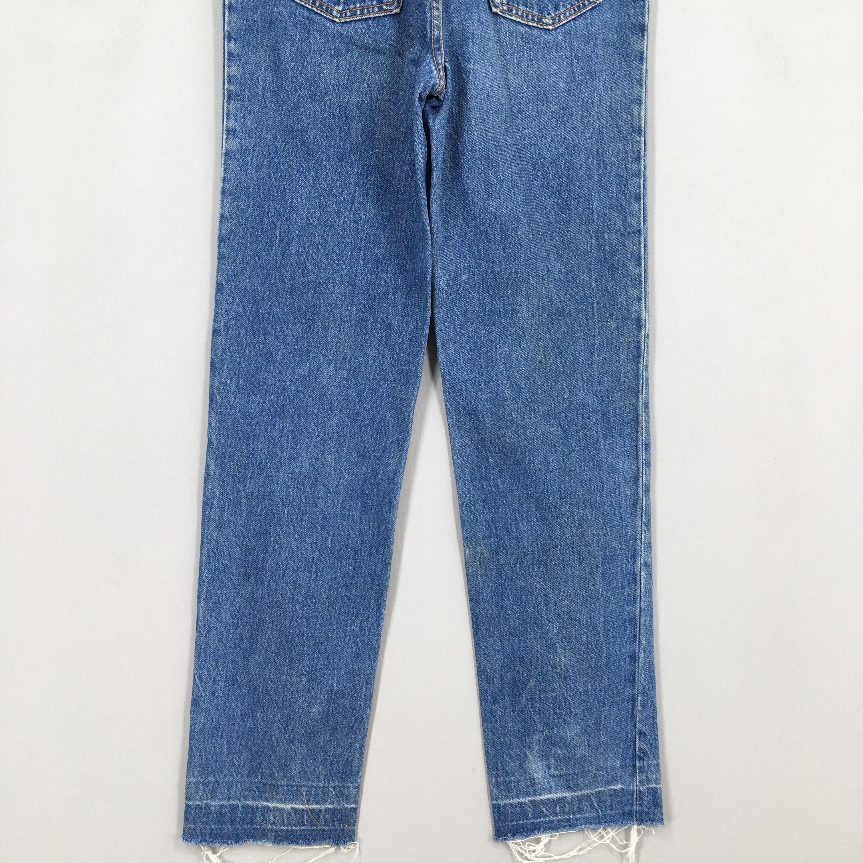 Levi's Size 23x30 Vintage 90s Levi's 501 Faded Blue Jeans S384 Size 23" - 11 Thumbnail